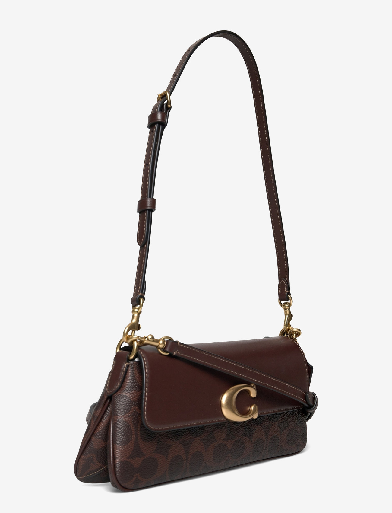 Coach - COATED CANVAS SIGNATURE JET SHOULDER BAG - særlige begivenheder - b4/maple maple - 2