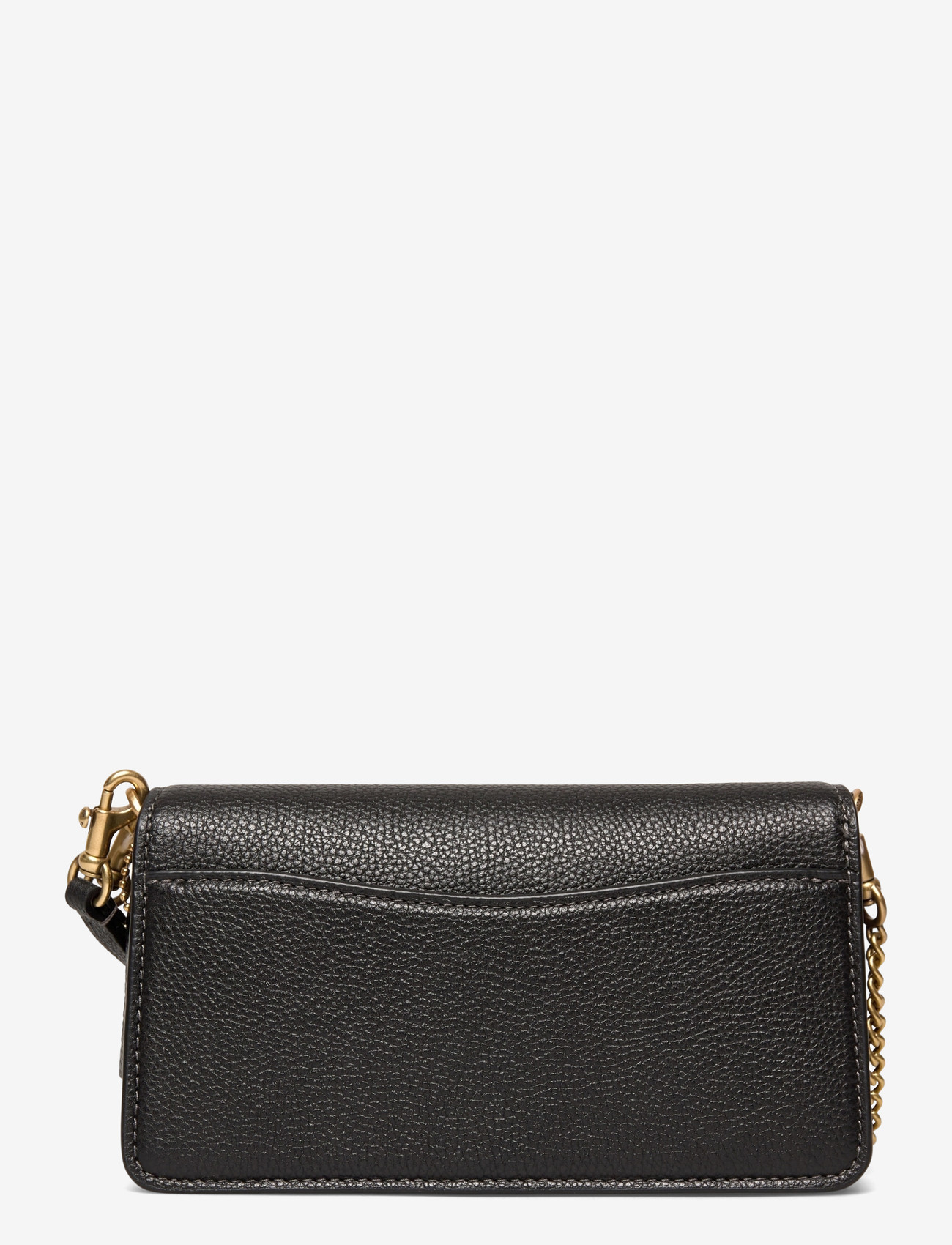 Coach - POLISHED PEBBLED LEATHER TABBY CHAIN CROSSBODY 19 - crossbody kotid - b4/black - 1