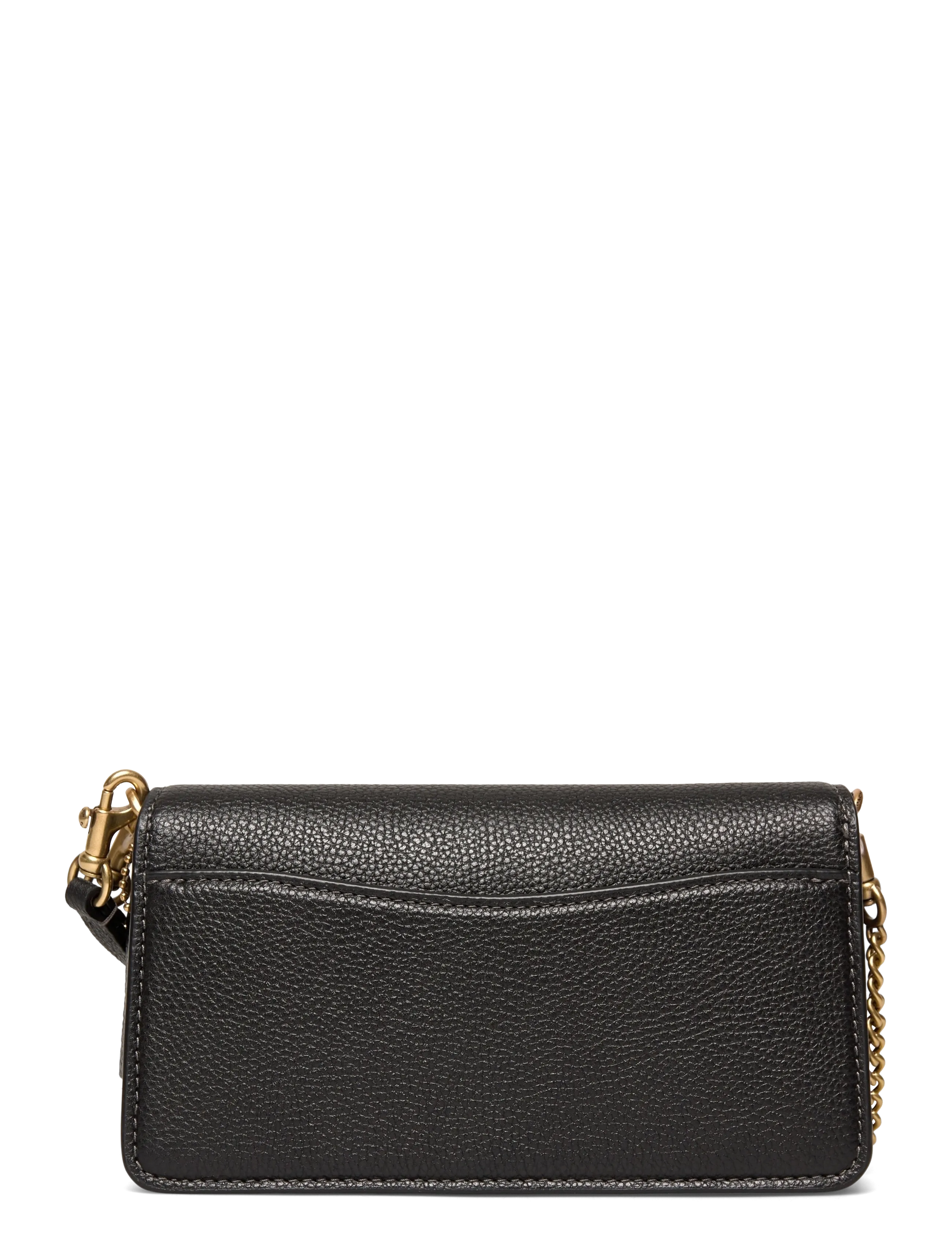 Coach - Polished Pebbled Leather Tabby Chain Crossbody 19 - crossbody bags - b4/black - 1