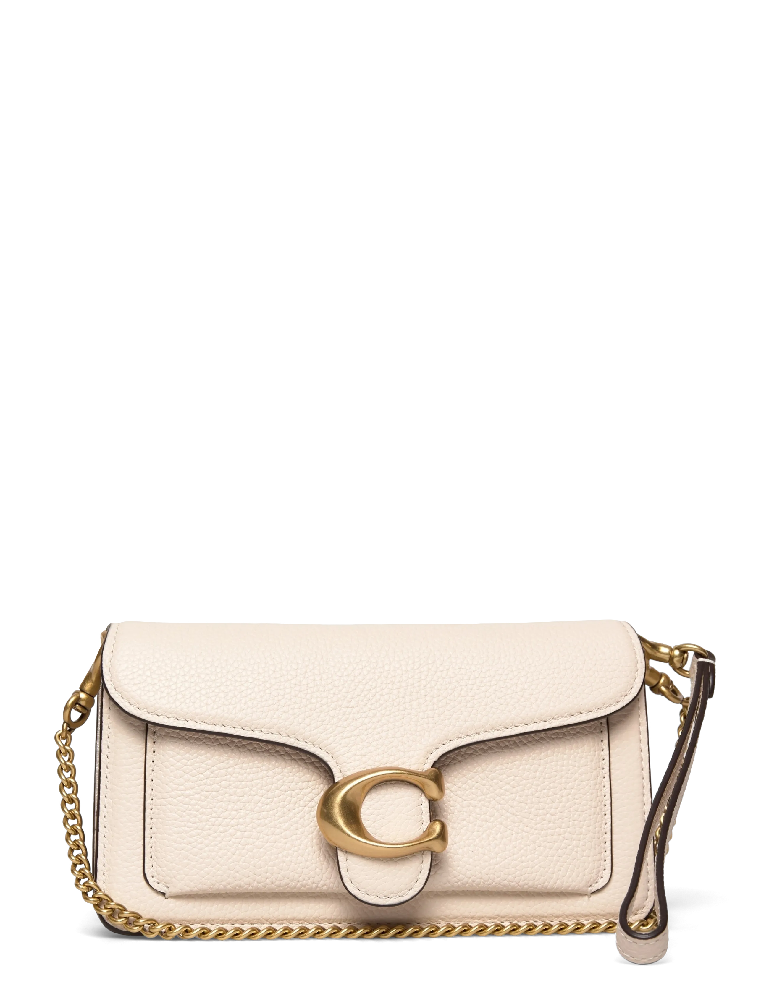 Coach Tabby Chain Crossbody 19, One Size, Cream, Designere > Crossbody-Tasker, Dame