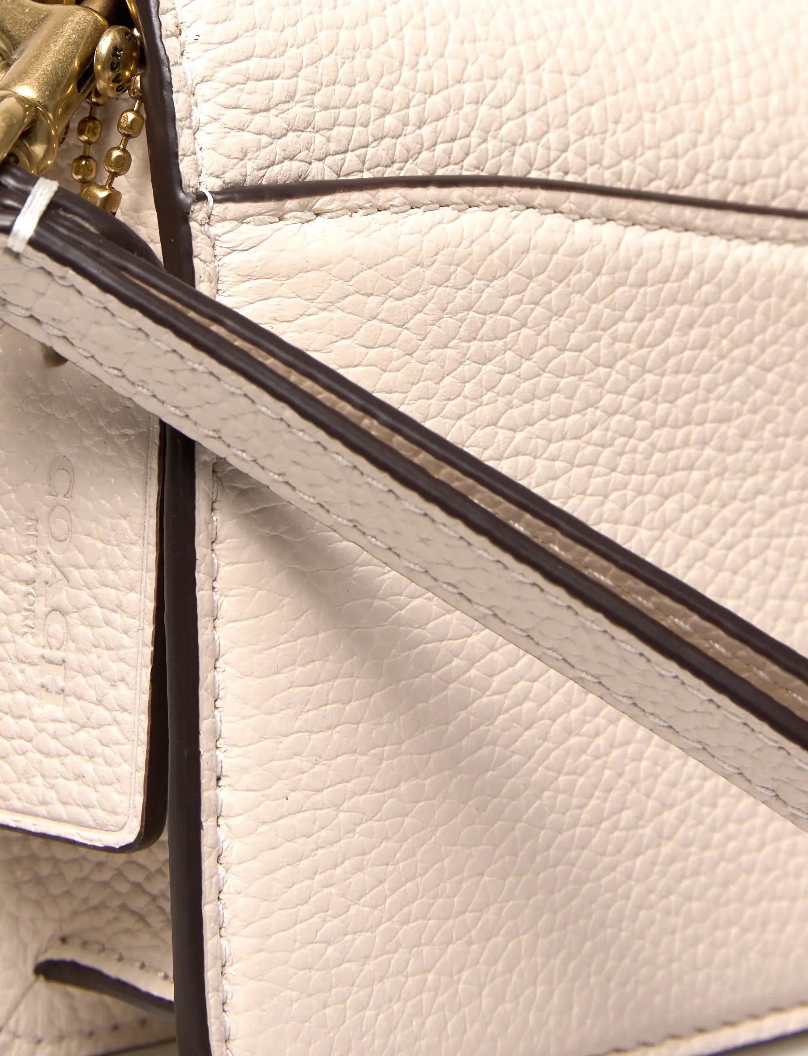 Coach - Polished Pebbled Leather Tabby Chain Crossbody 19 - crossbody bags - b4/chalk - 3