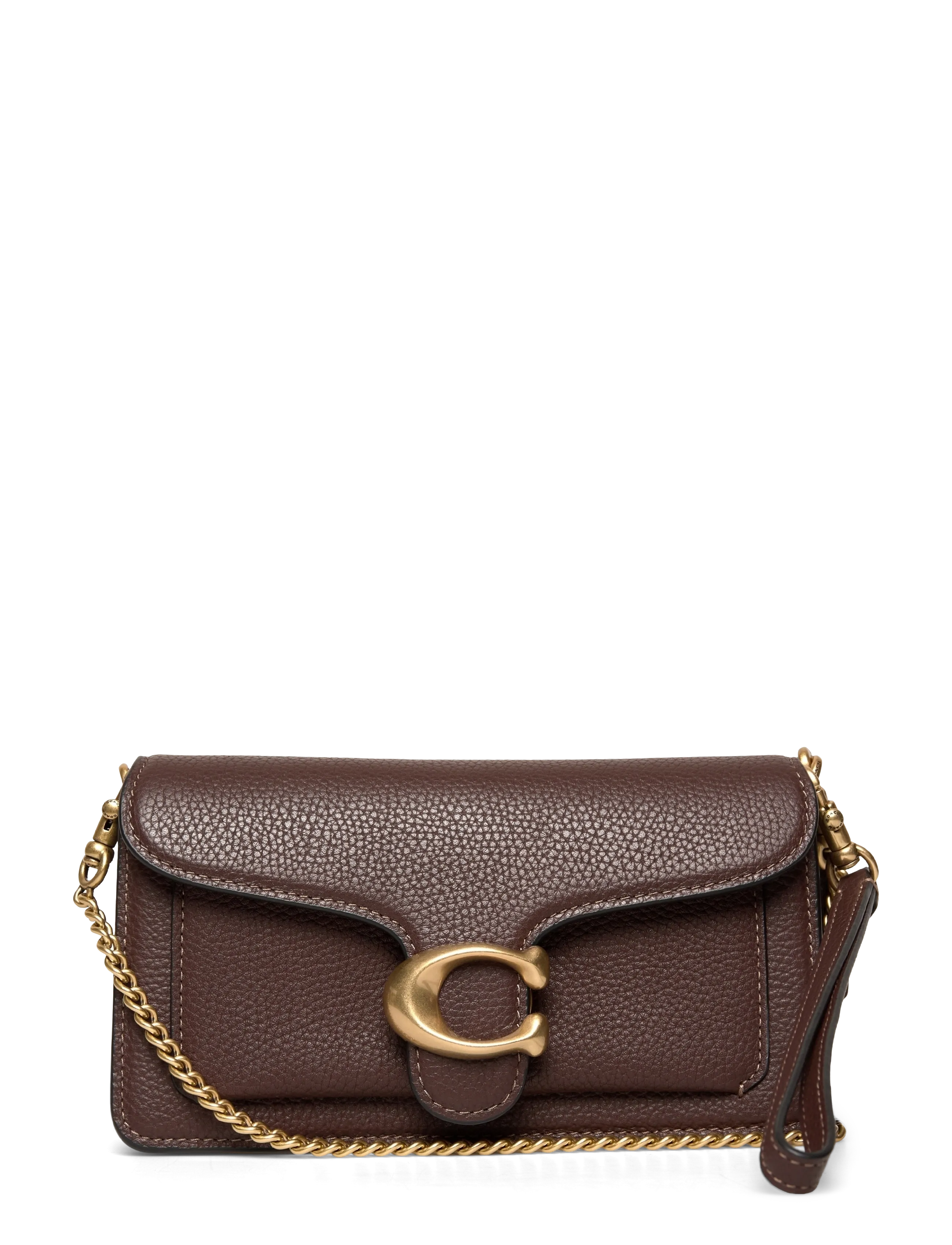 Coach Tabby Chain Crossbody 19, Kvinder, Kæde Crossbody Taske, Brun, Str: ONE SIZE