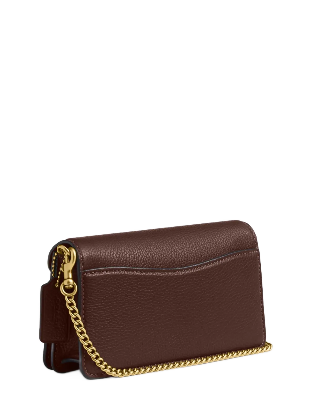 Coach - Polished Pebbled Leather Tabby Chain Crossbody 19 - umhängetaschen - b4/maple - 3