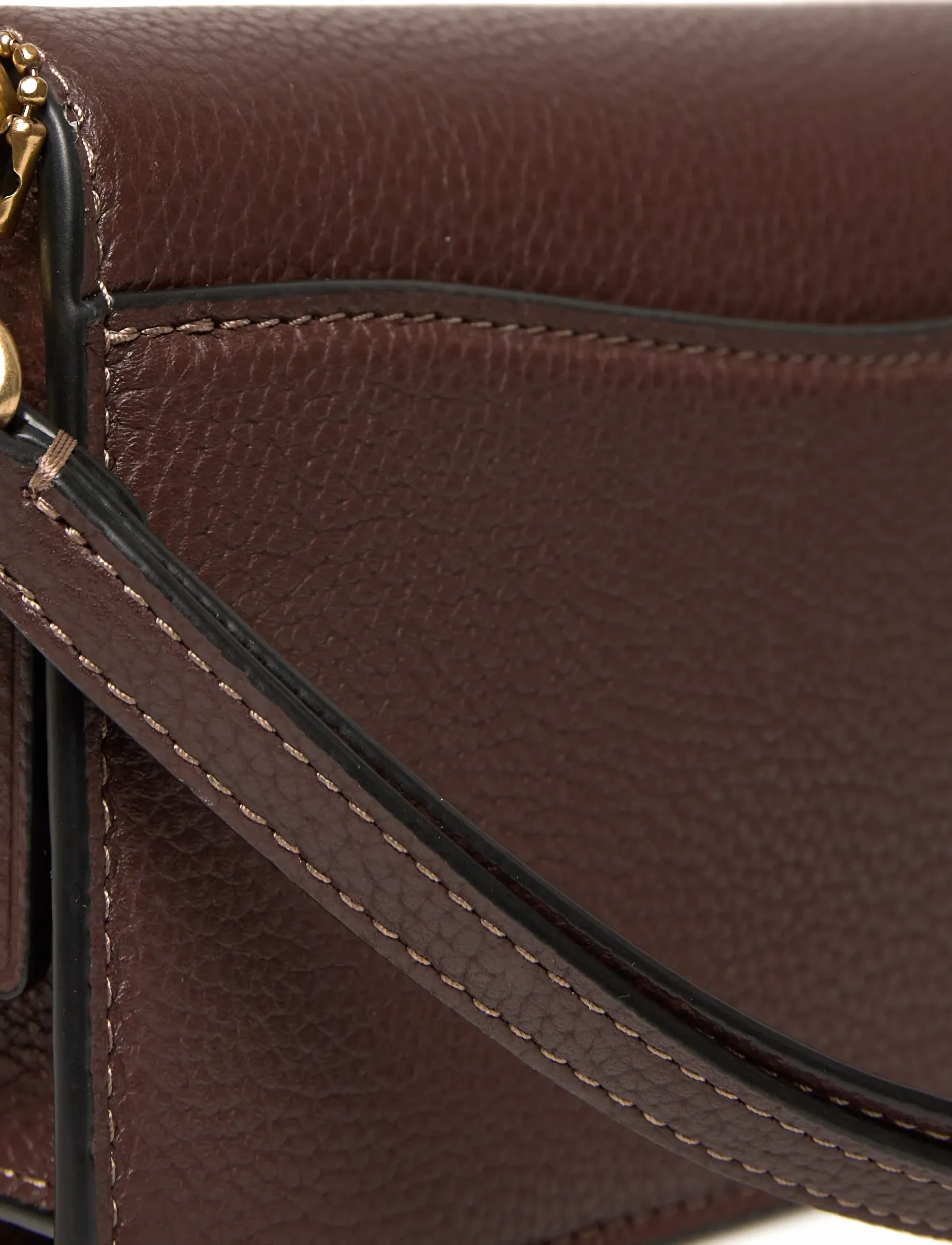 Coach - Polished Pebbled Leather Tabby Chain Crossbody 19 - crossbody kotid - b4/maple - 3