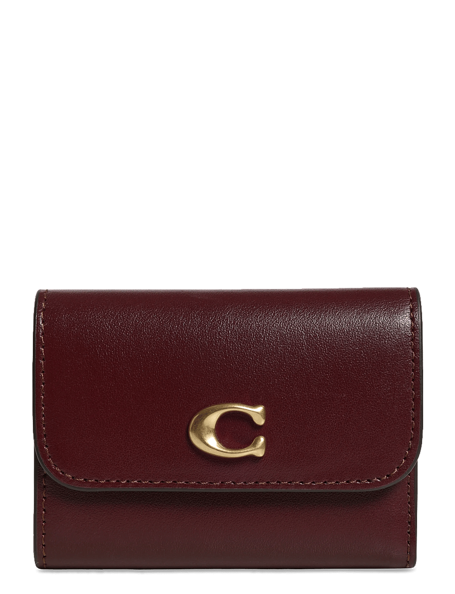 Coach - Essential Card Holder Wallet In Colorblock - rahakotid - b4/merlot multi - 1