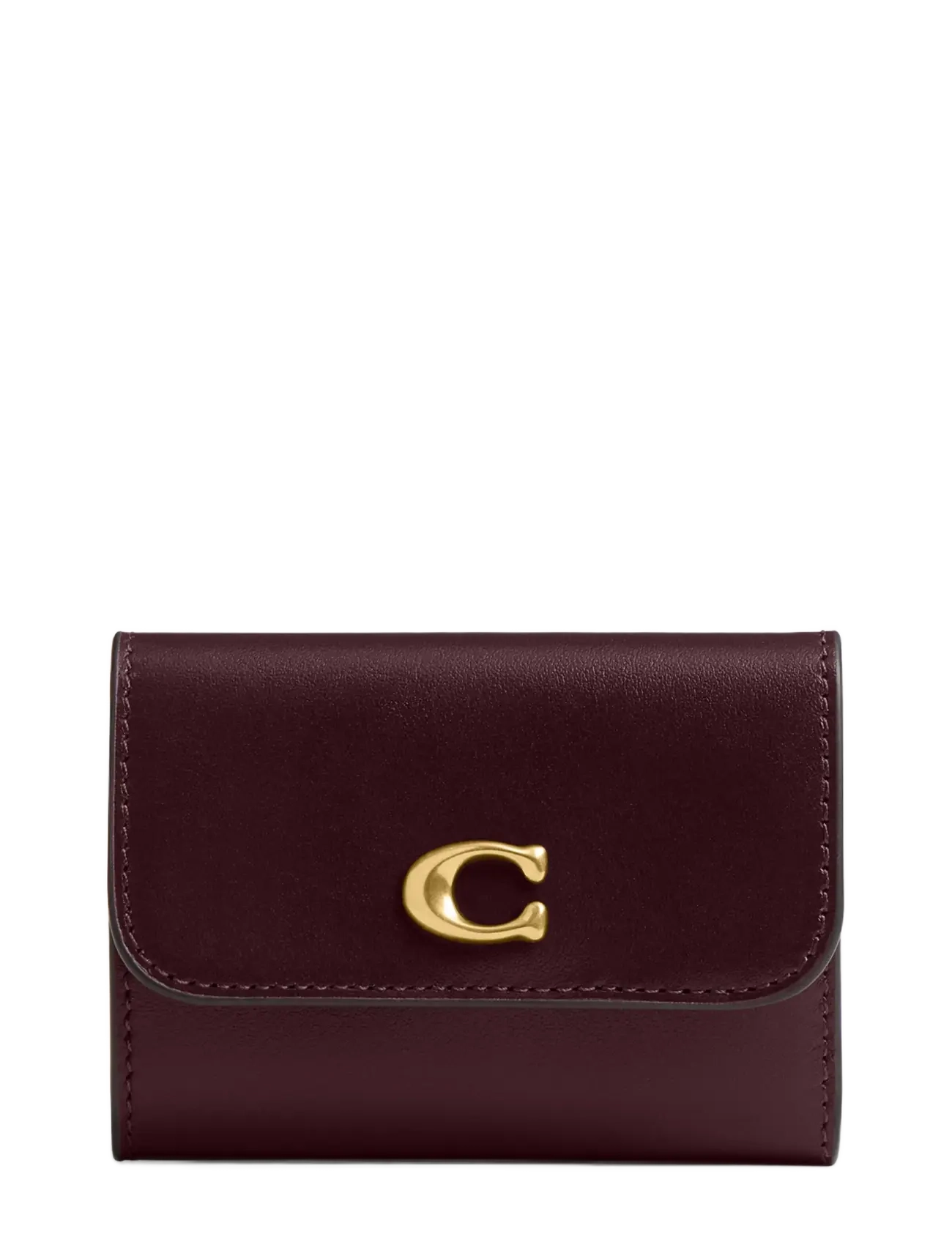 Coach Essential Card Holder Wallet In Colorblock - Coach - B4/MERLOT MULTI / burgundy