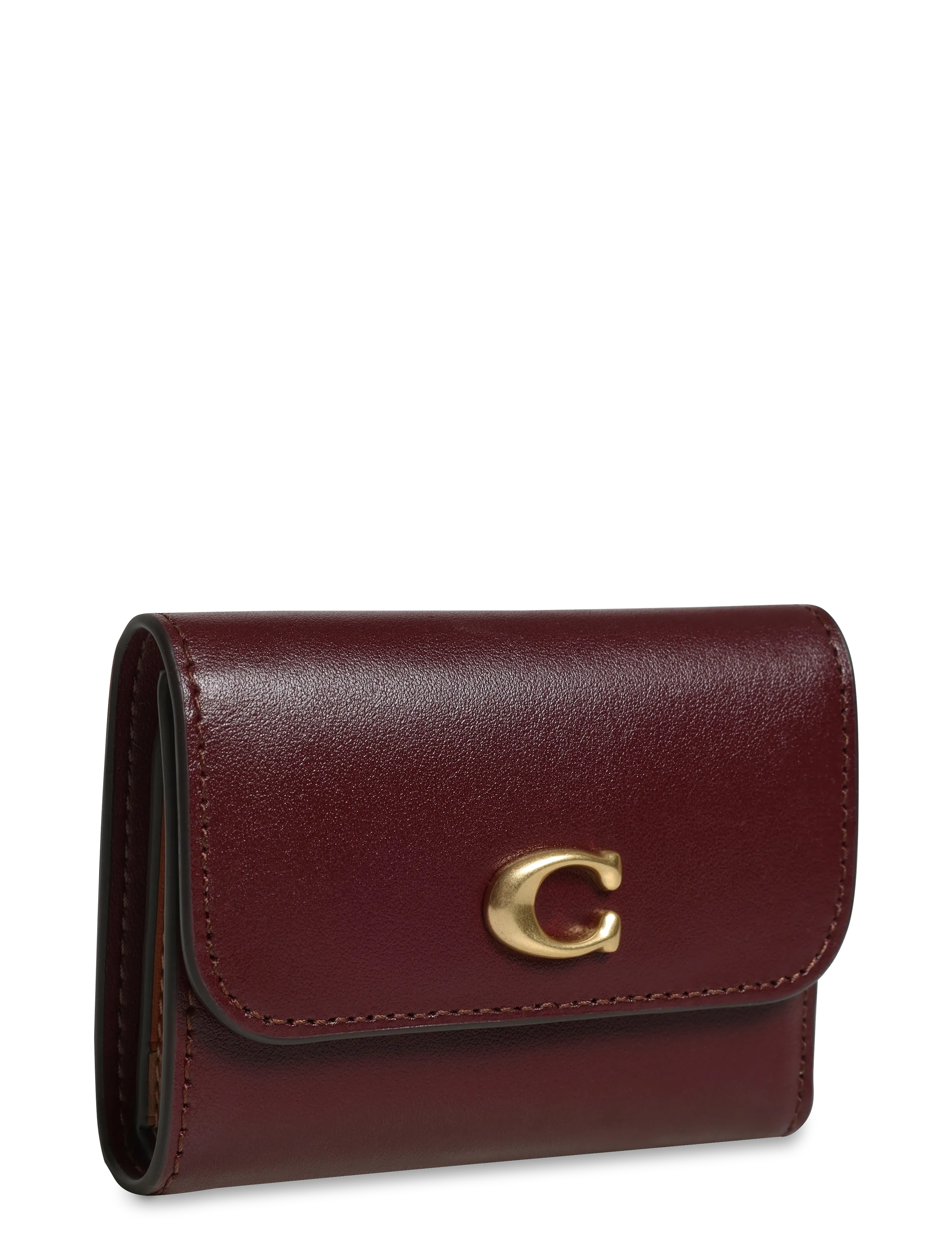 Coach - Essential Card Holder Wallet In Colorblock - wallets - b4/merlot multi - 3
