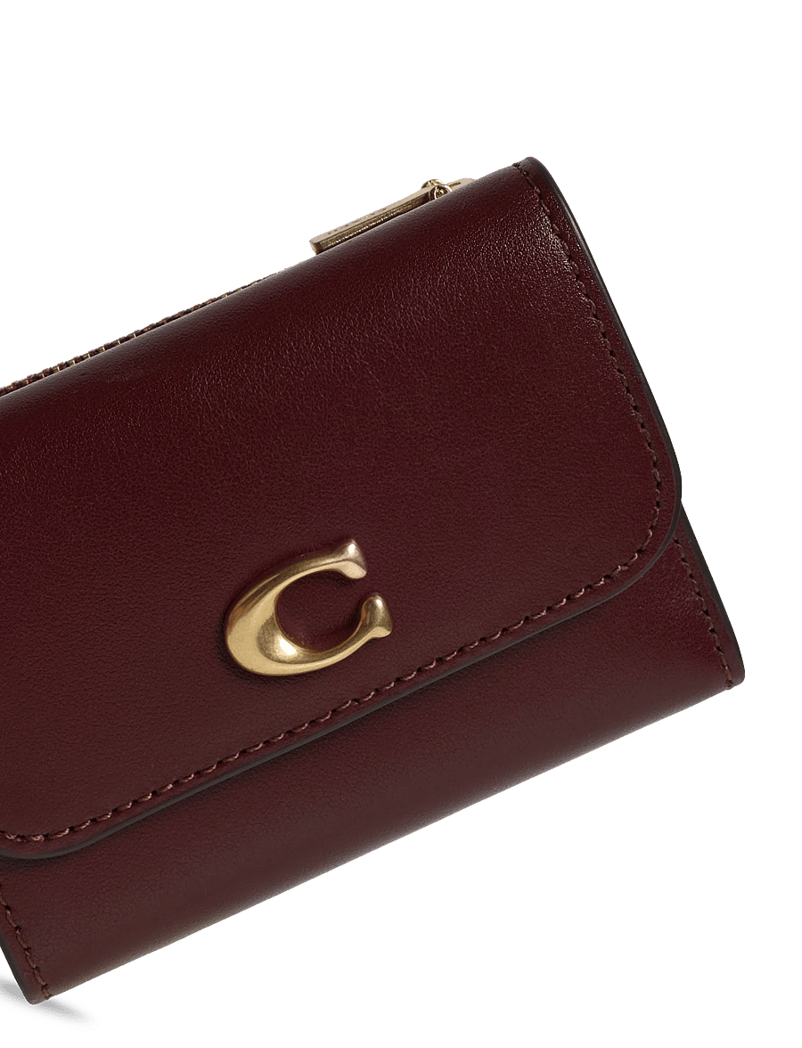 Coach - Essential Card Holder Wallet In Colorblock - rahakotid - b4/merlot multi - 4