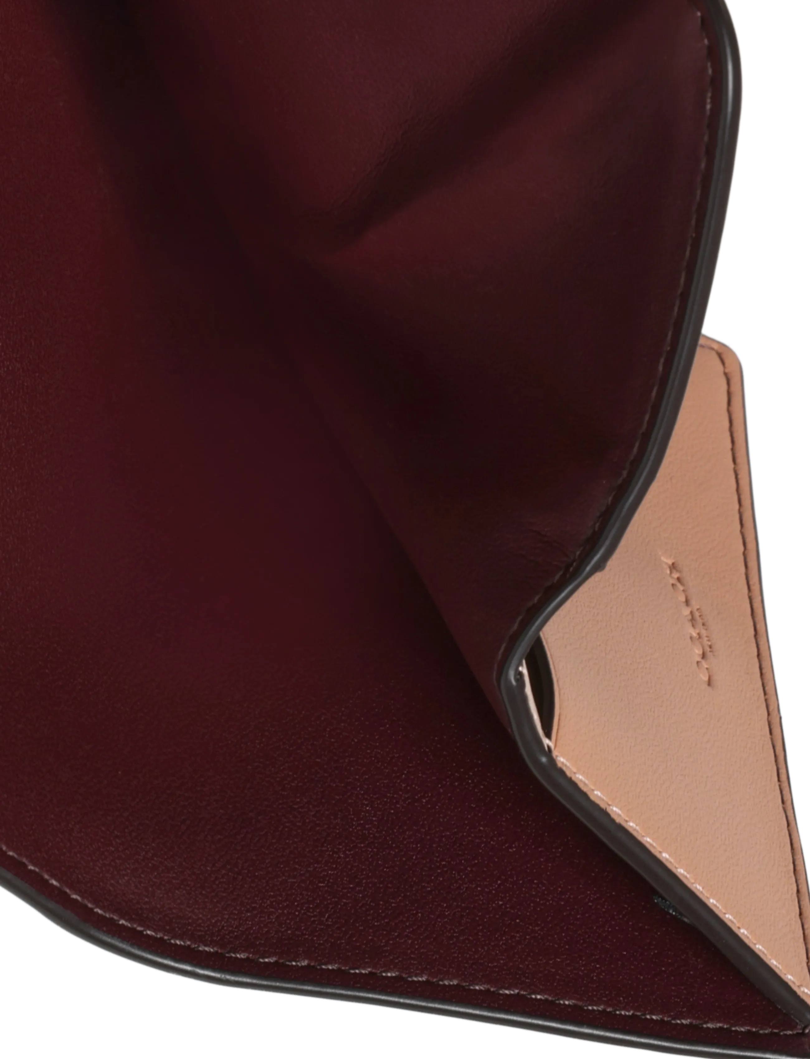 Coach - Essential Card Holder Wallet In Colorblock - wallets - b4/merlot multi - 5