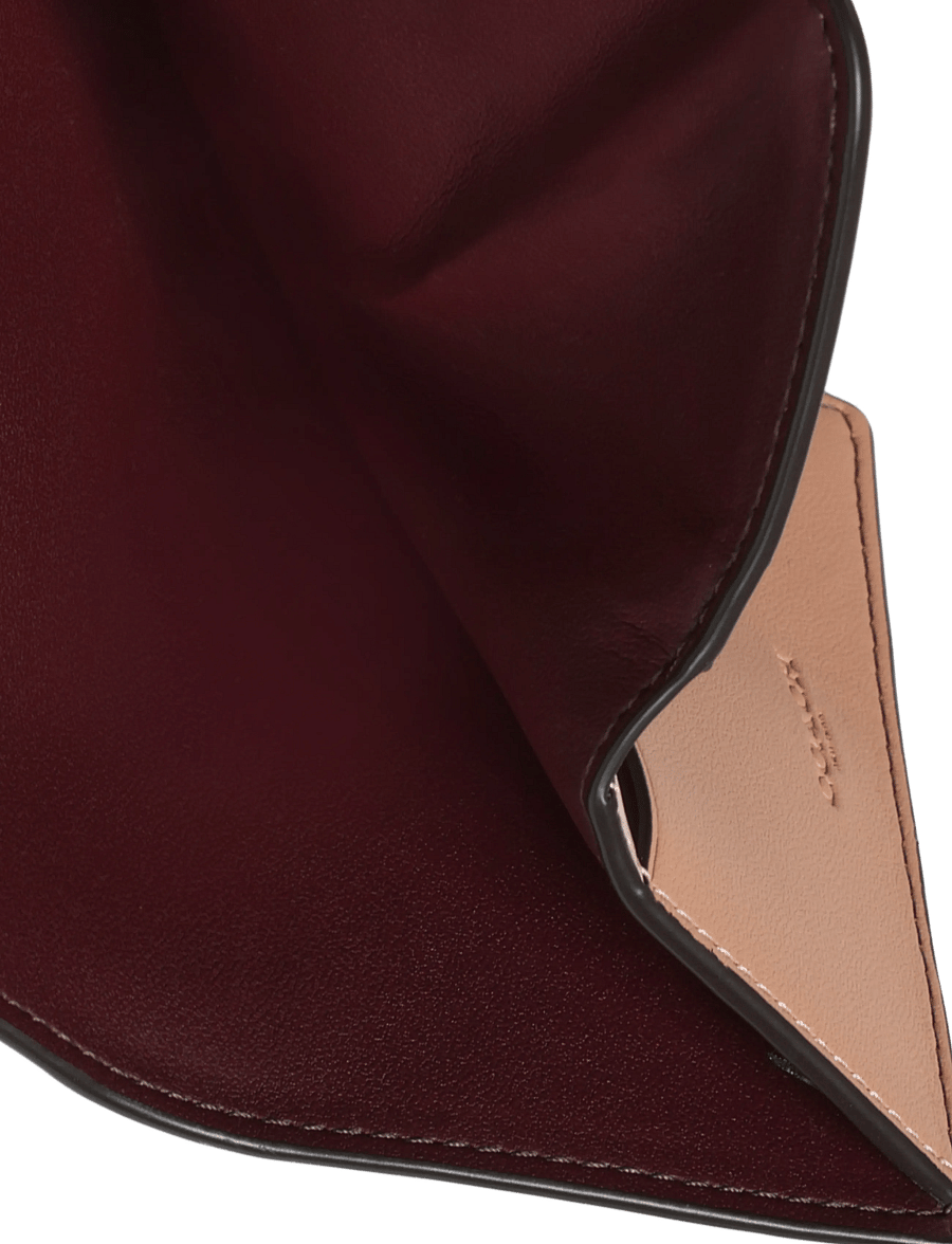 Coach - Essential Card Holder Wallet In Colorblock - rahakotid - b4/merlot multi - 5