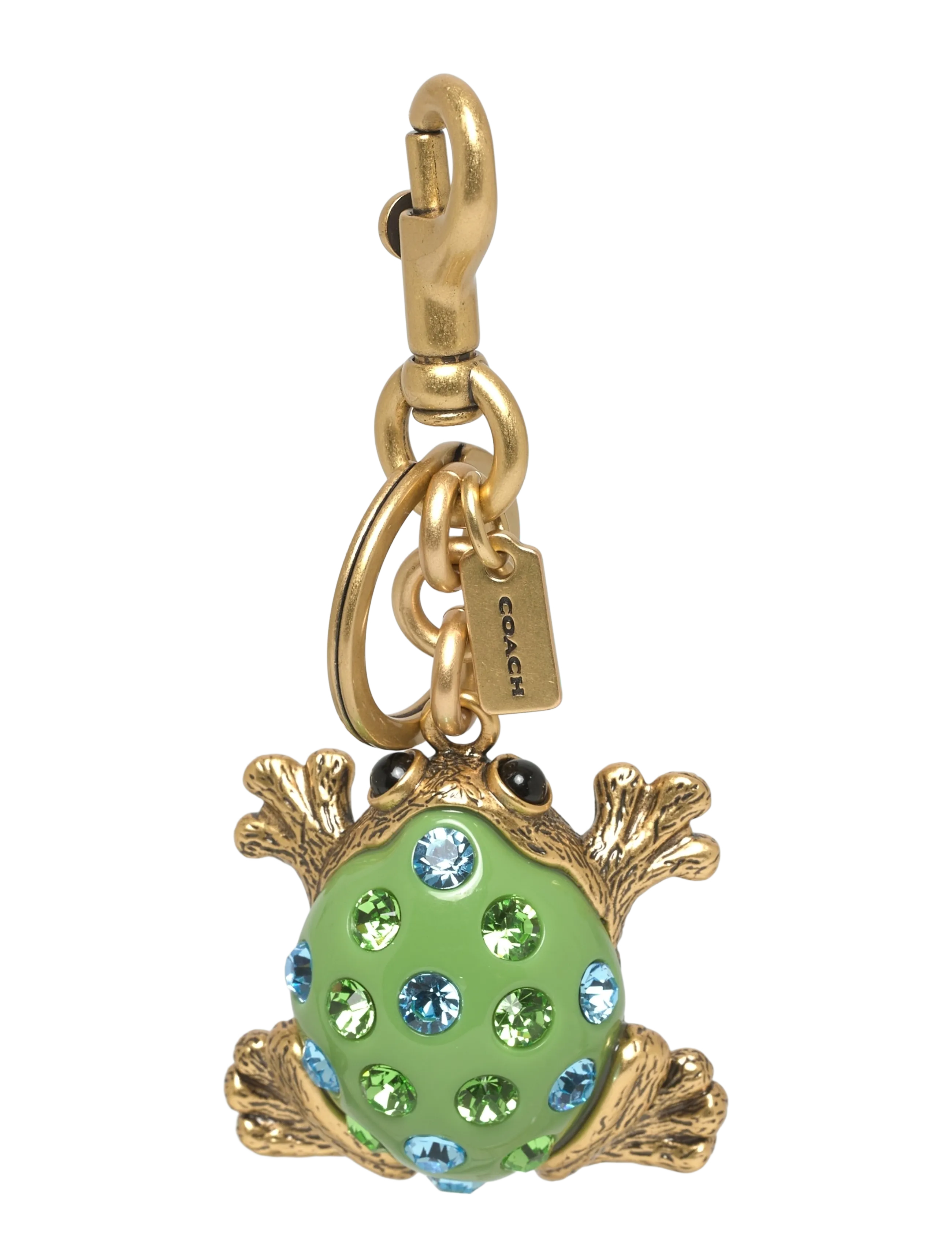 Coach Bag Charm, One Size, Designer, Grün - Key Rings & Charms, Frauen