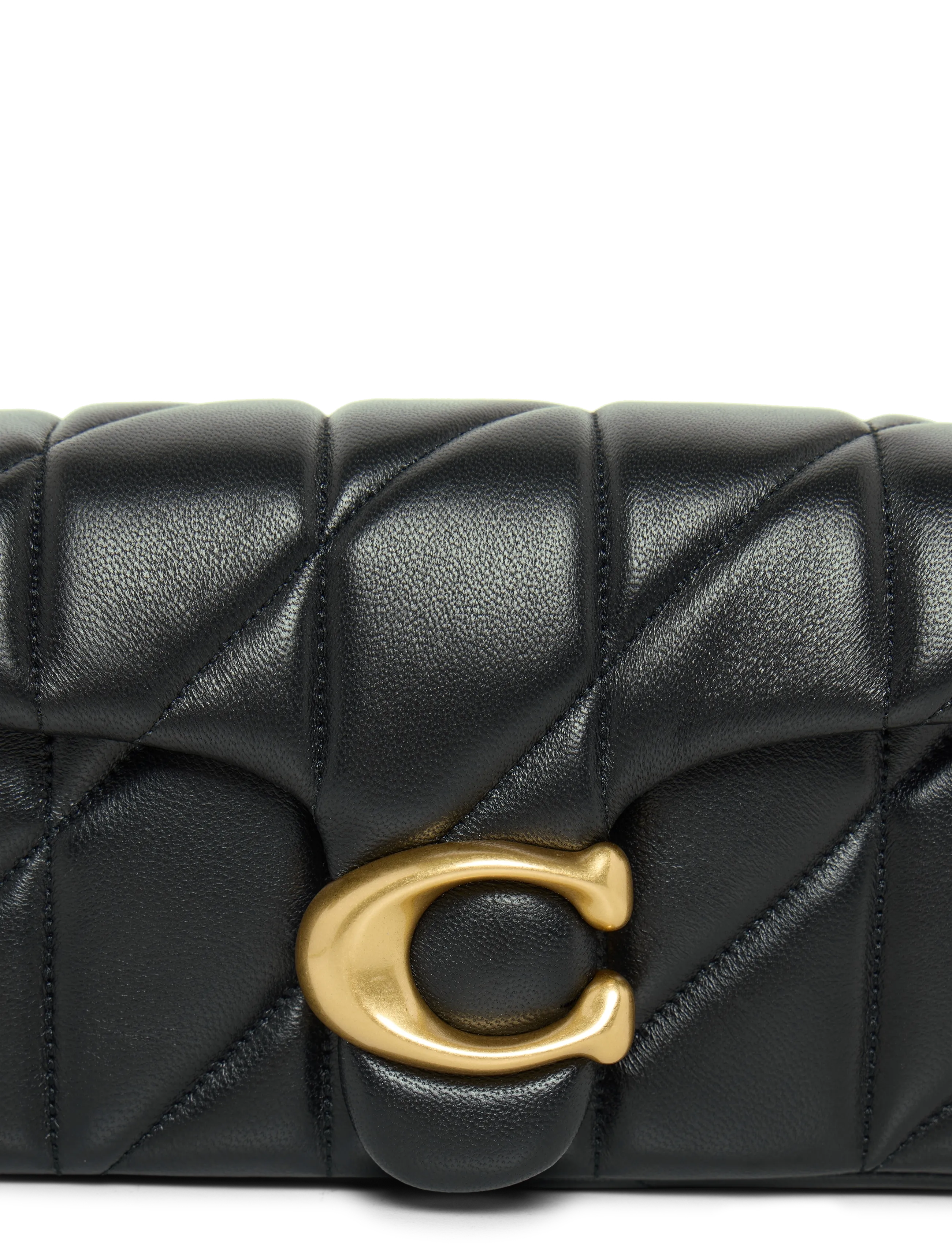 Coach - Quilted Leather Tabby Chain Crossbody 19 - b4/black - 2