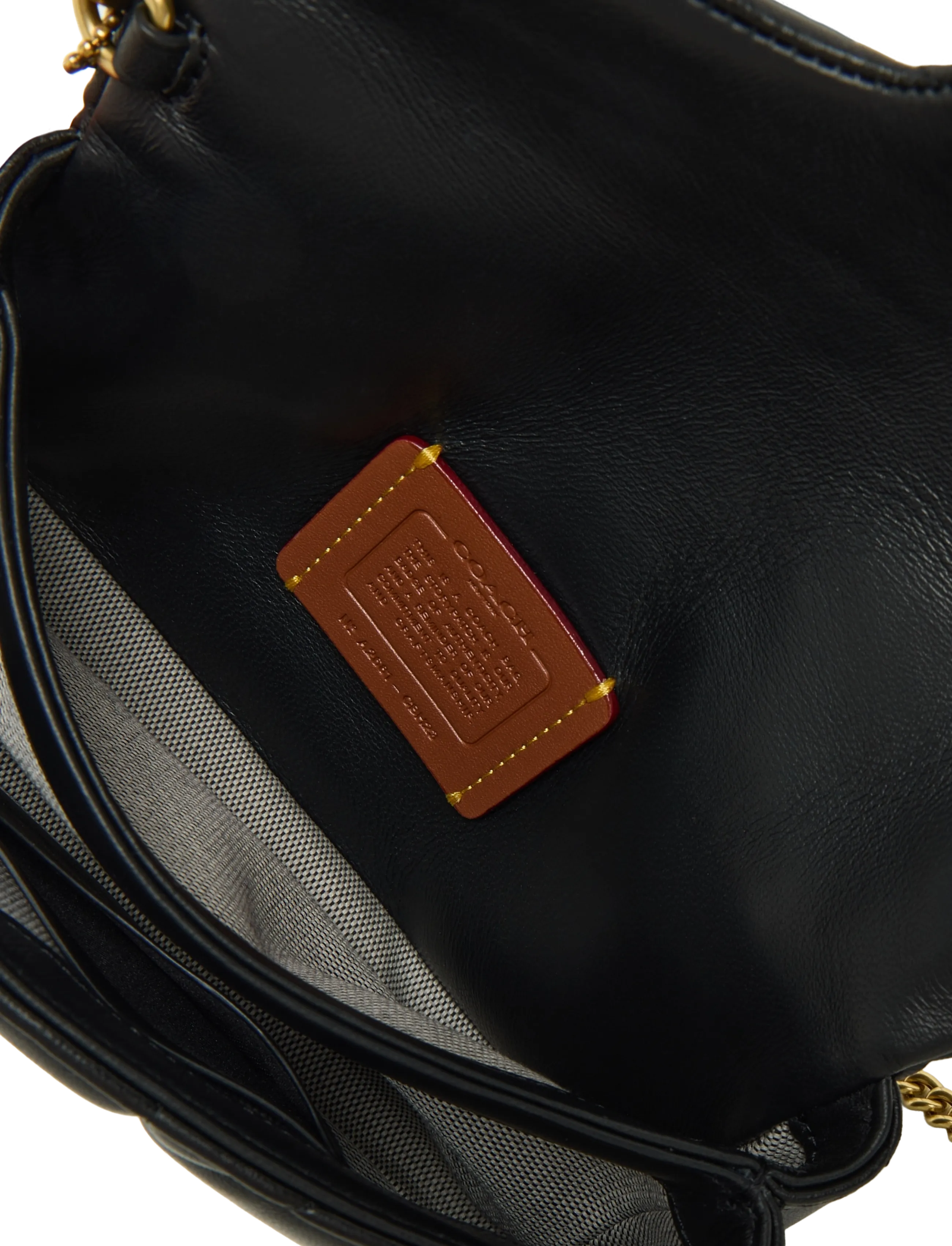 Coach - Quilted Leather Tabby Chain Crossbody 19 - b4/black - 3