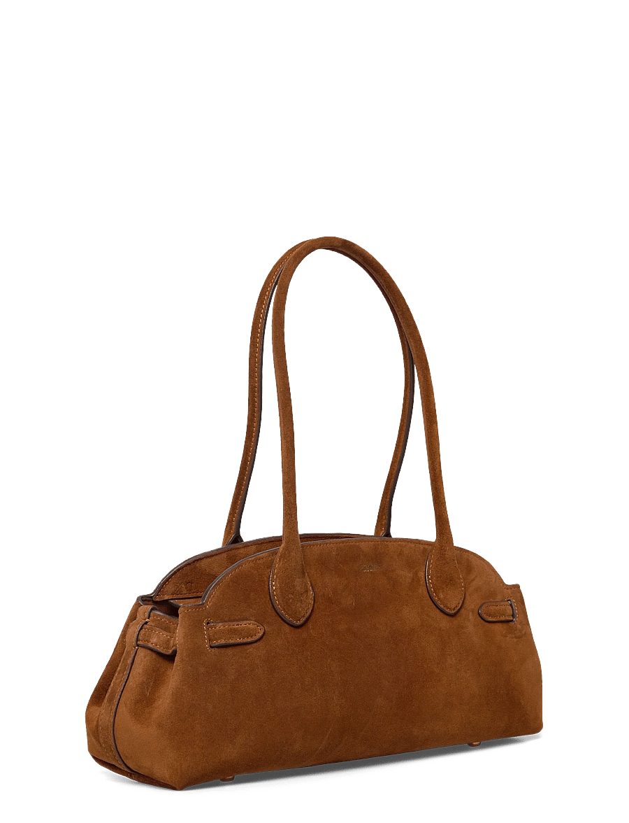 Coach - Suede Empire Carryall 34 - shoulder bags - brown - 3