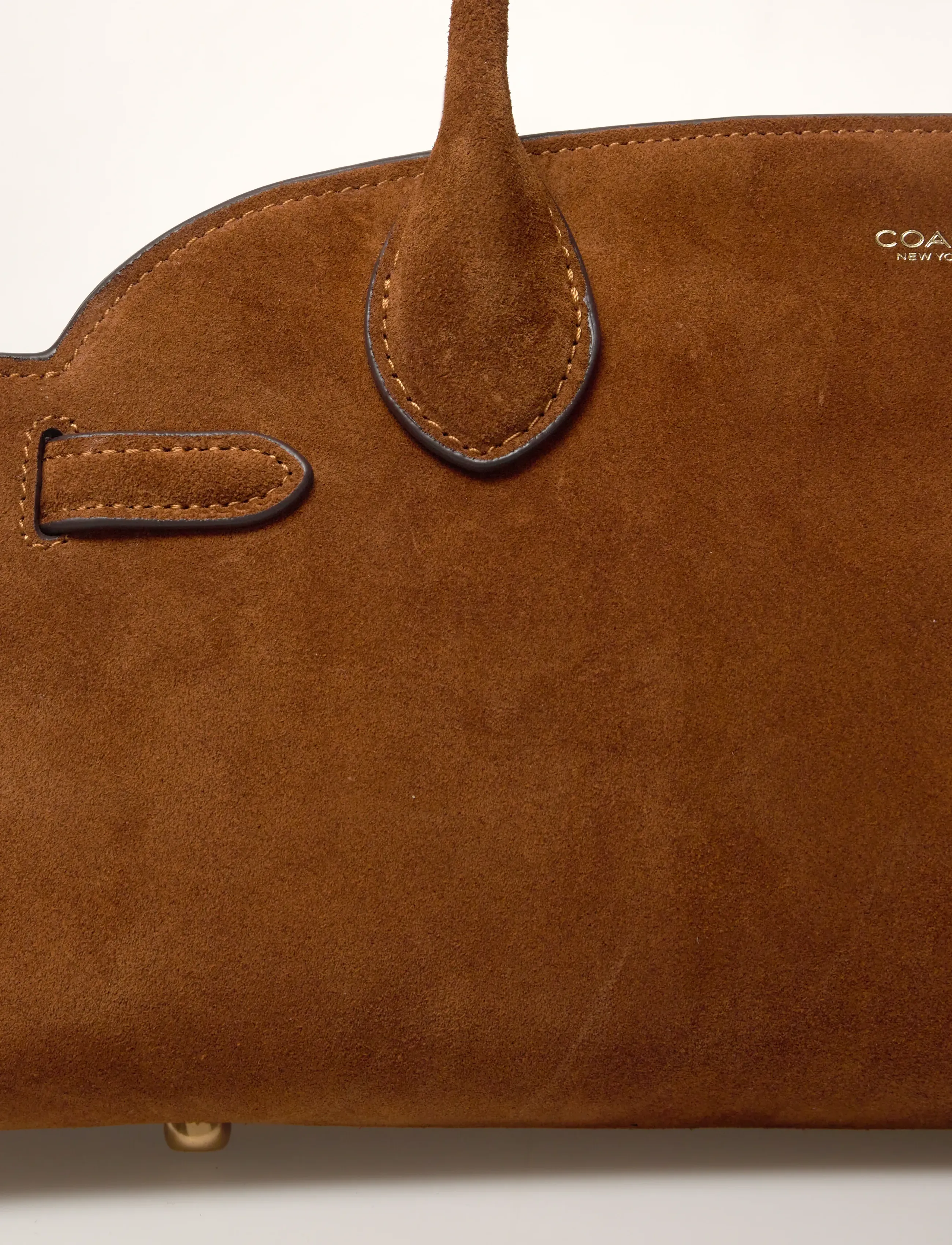 Coach - SUEDE EMPIRE 34 - top handle - brown - 4