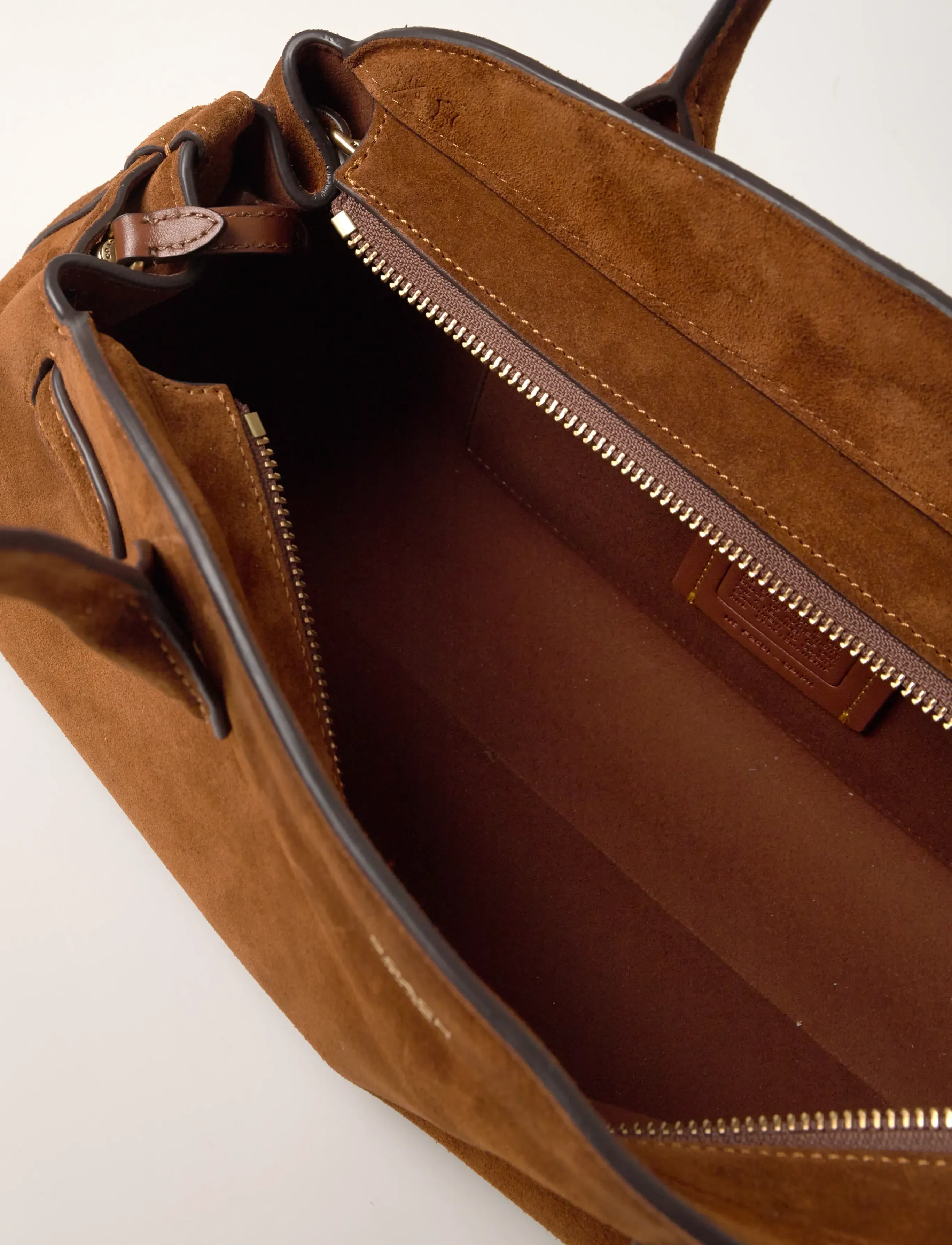 Coach - SUEDE EMPIRE 34 - top handle - brown - 5