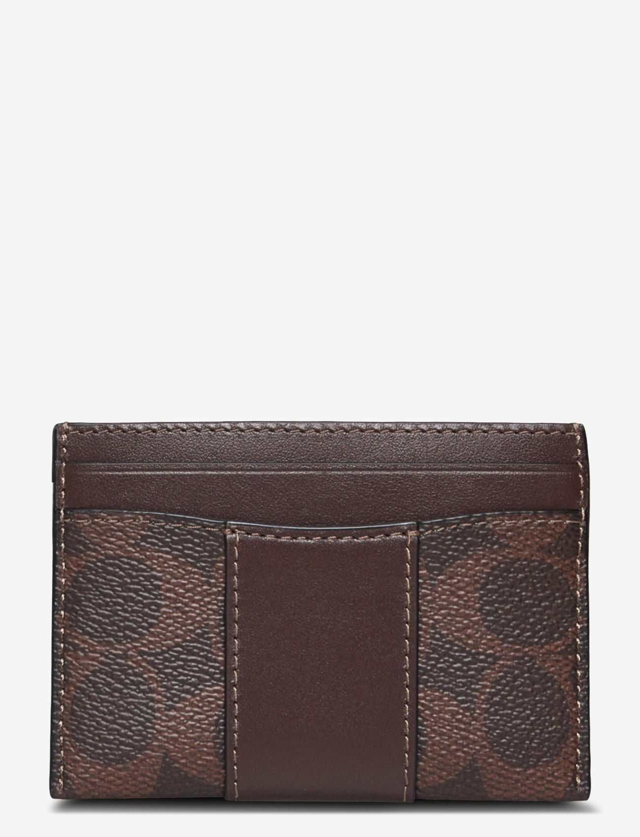 Coach - Coated Canvas Signature Essential Card Case - kaarditaskud - b4/maple - 1