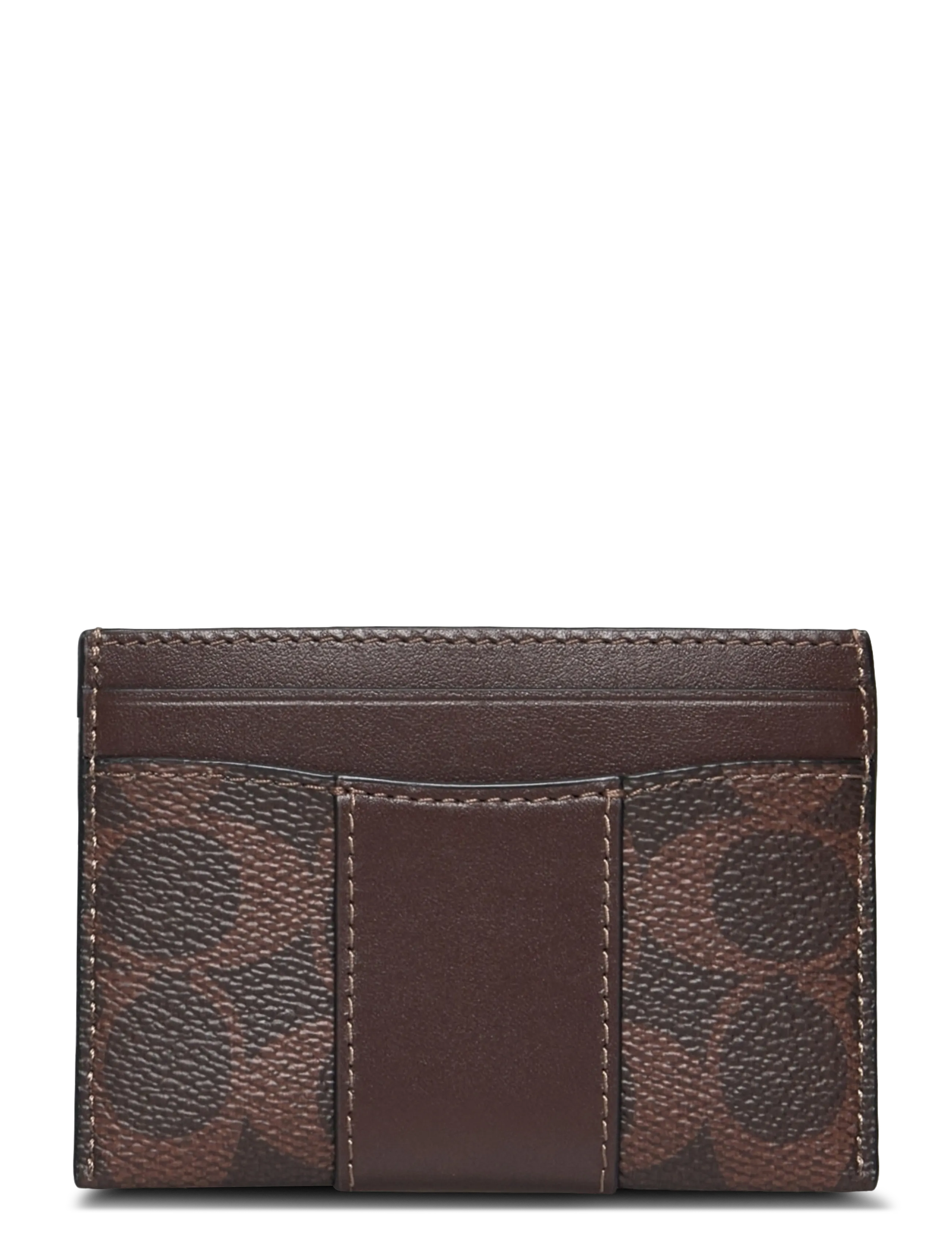 Coach - Coated Canvas Signature Essential Card Case - kartenetuis - b4/maple - 1