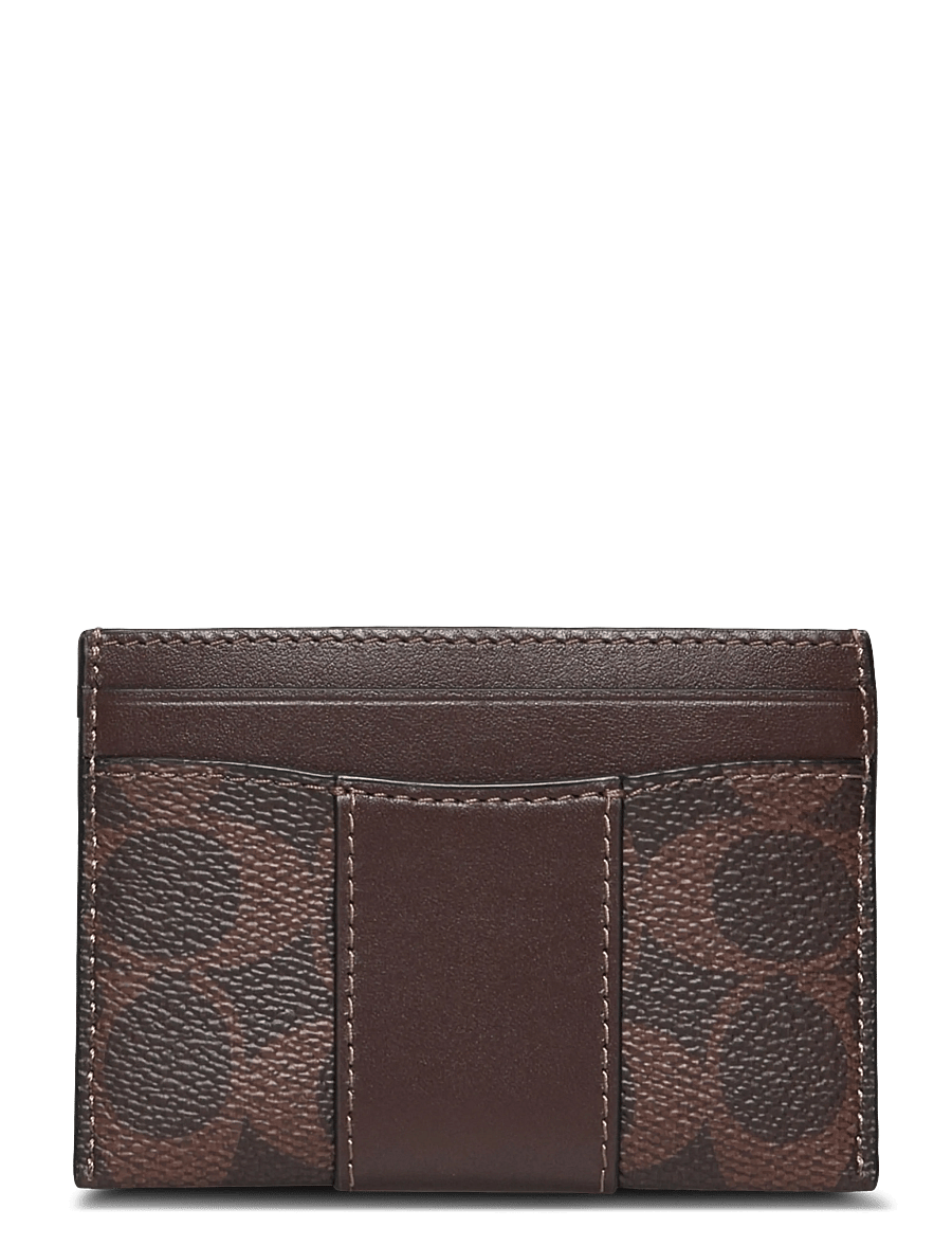 Coach - Coated Canvas Signature Essential Card Case - kartenetuis - b4/maple - 1