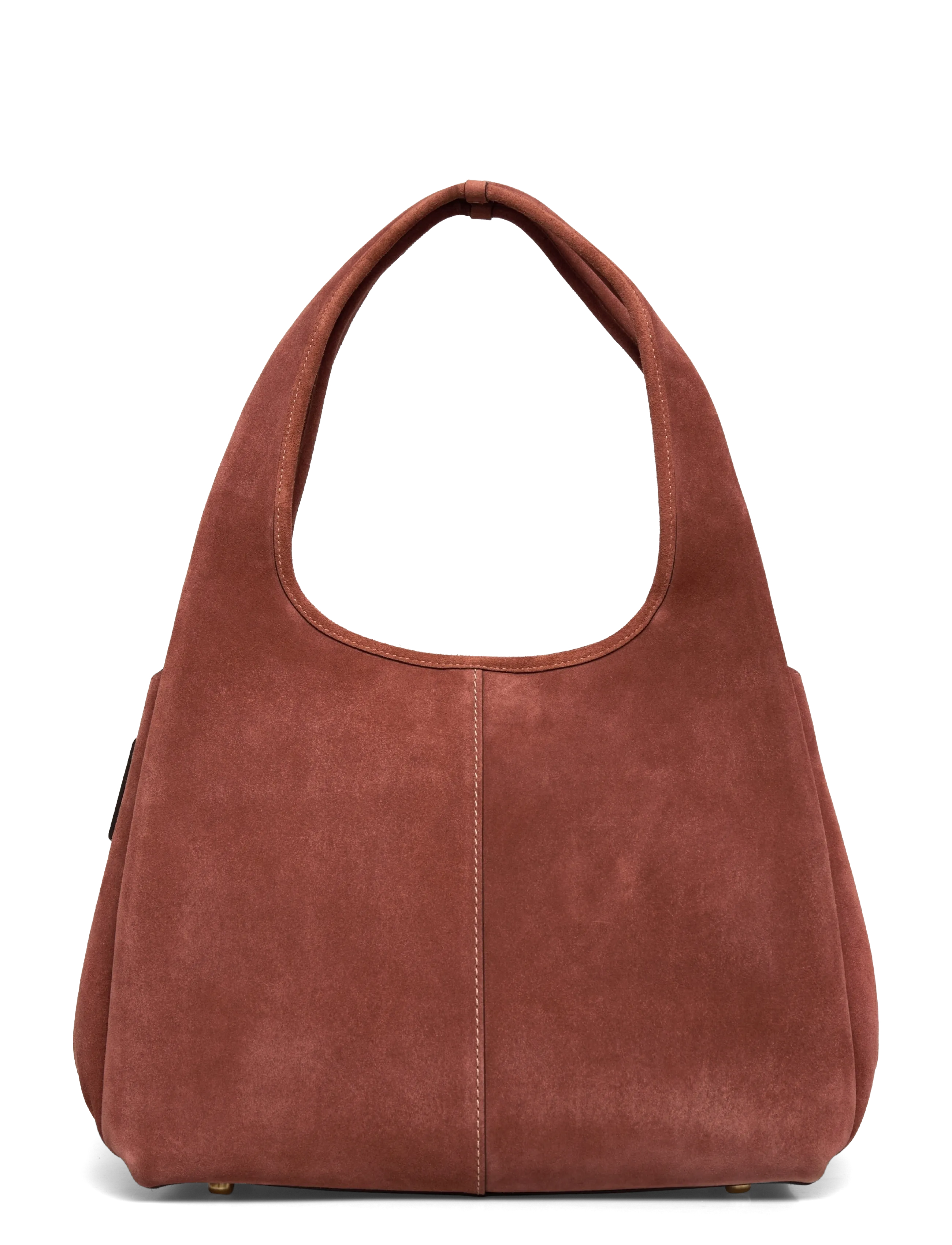 Coach - SUEDE LANA SHOULDER BAG - shopperki - b4/clay - 1