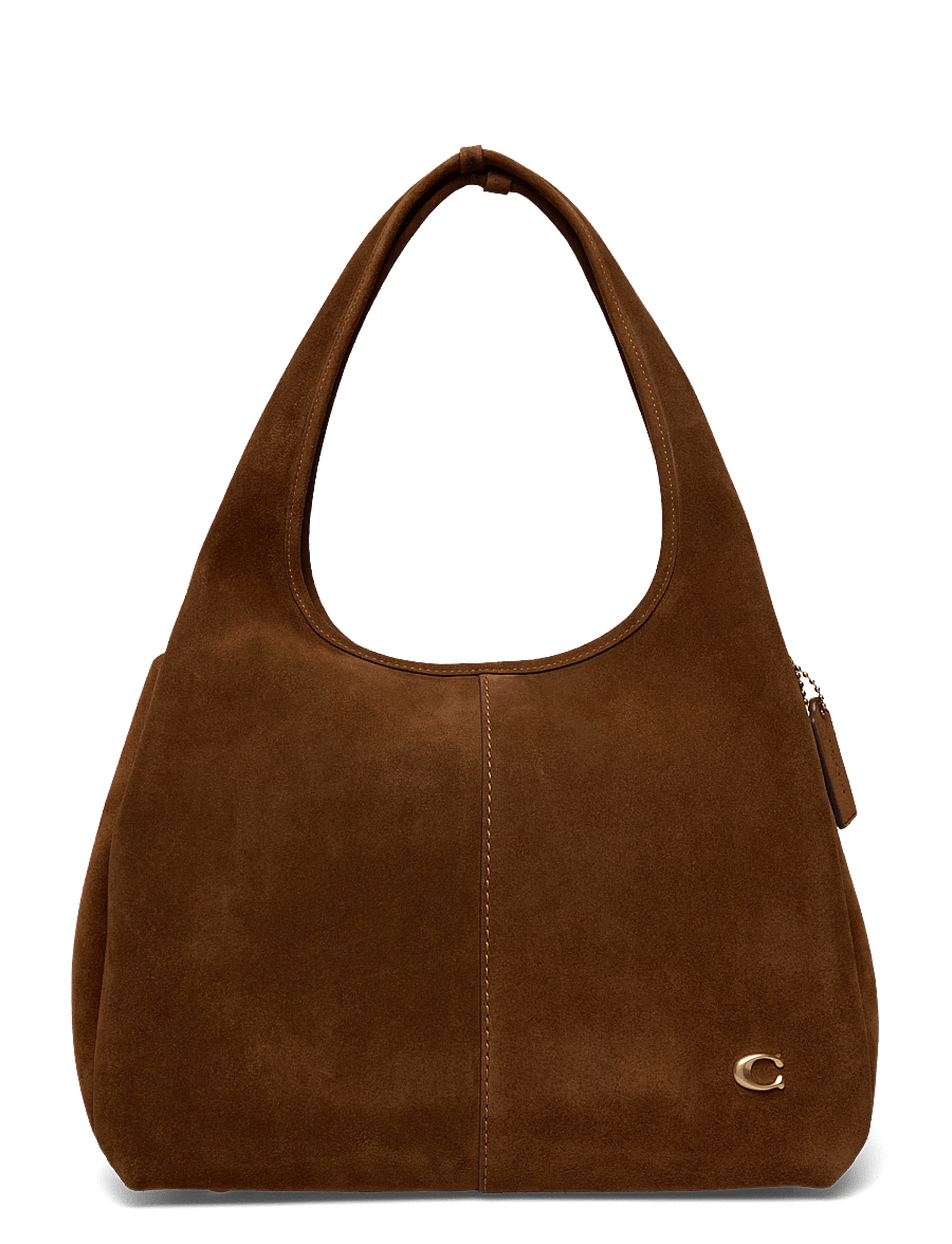 Coach - LANA SHOULDER BAG - shoppingväskor - b4/warm brown - 1