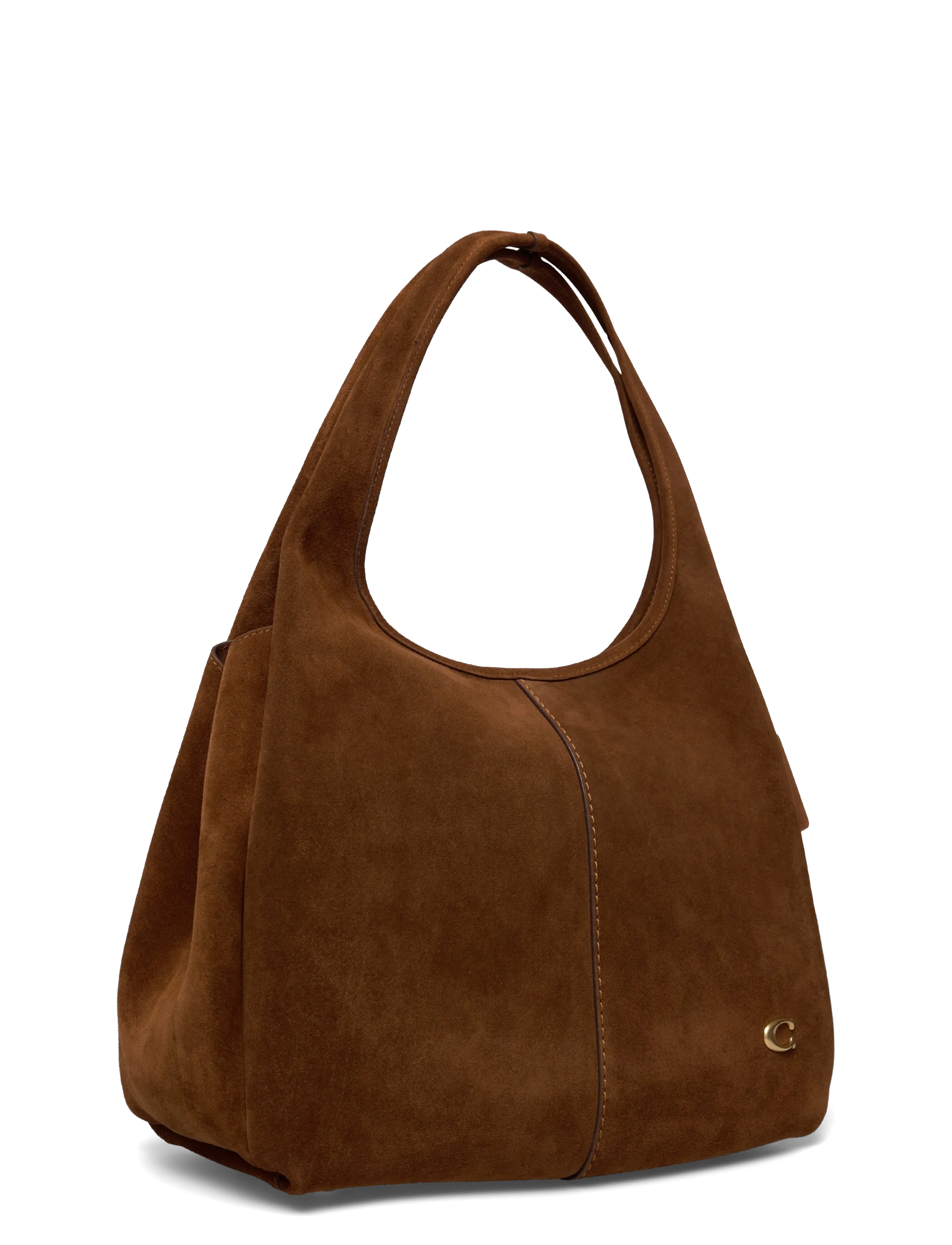 Coach - SUEDE LANA SHOULDER BAG - shoppers - b4/warm brown - 3