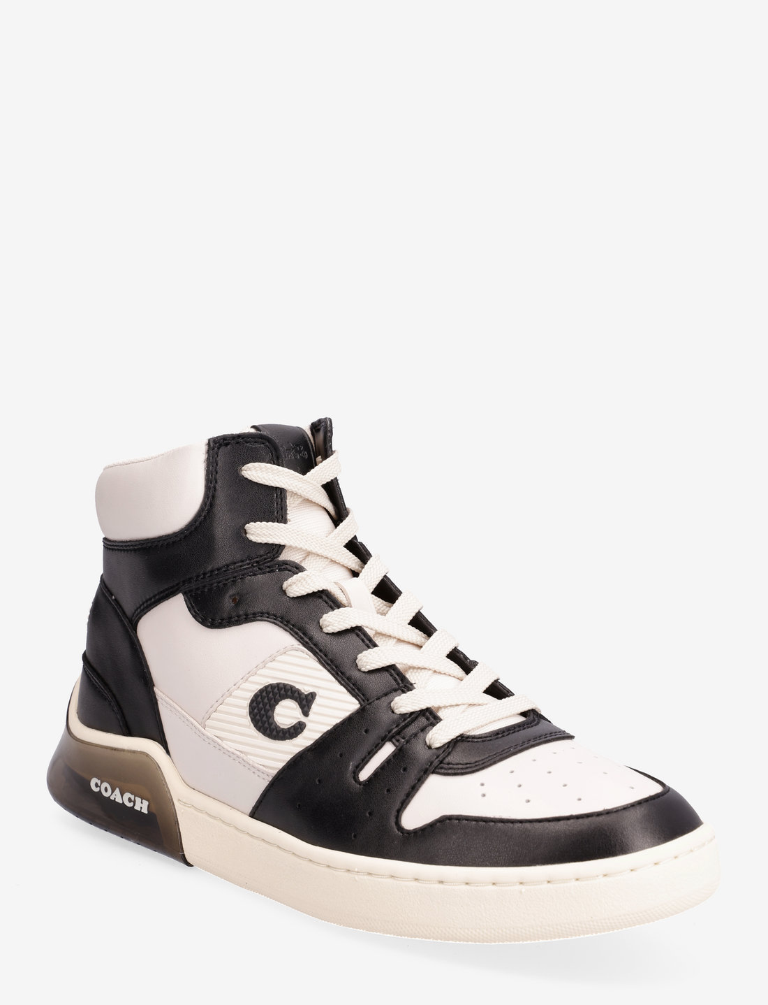 Coach high top clearance sneakers black