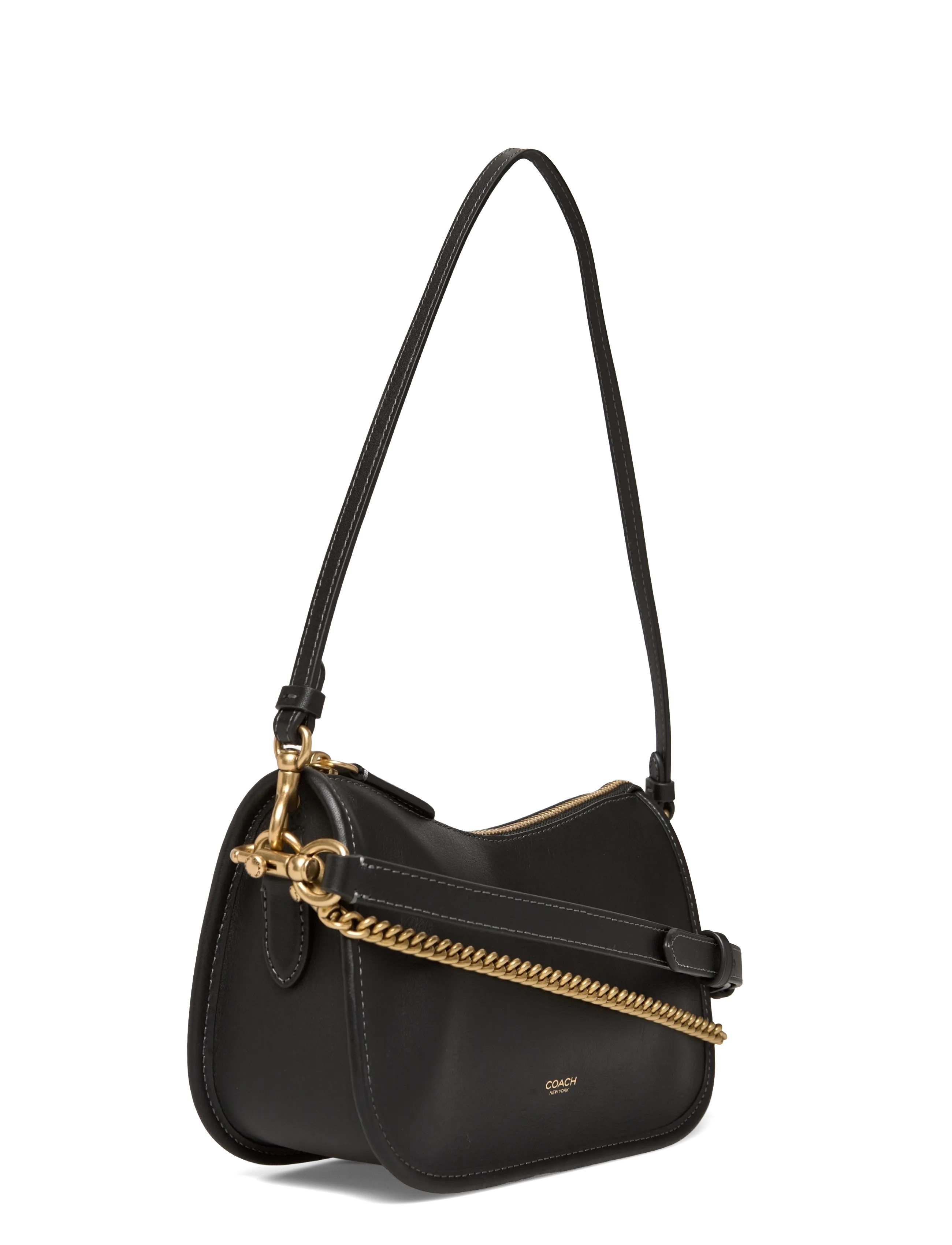 Coach - Natural Grain Leather Waverly Bag - modetrends - b4/black - 2