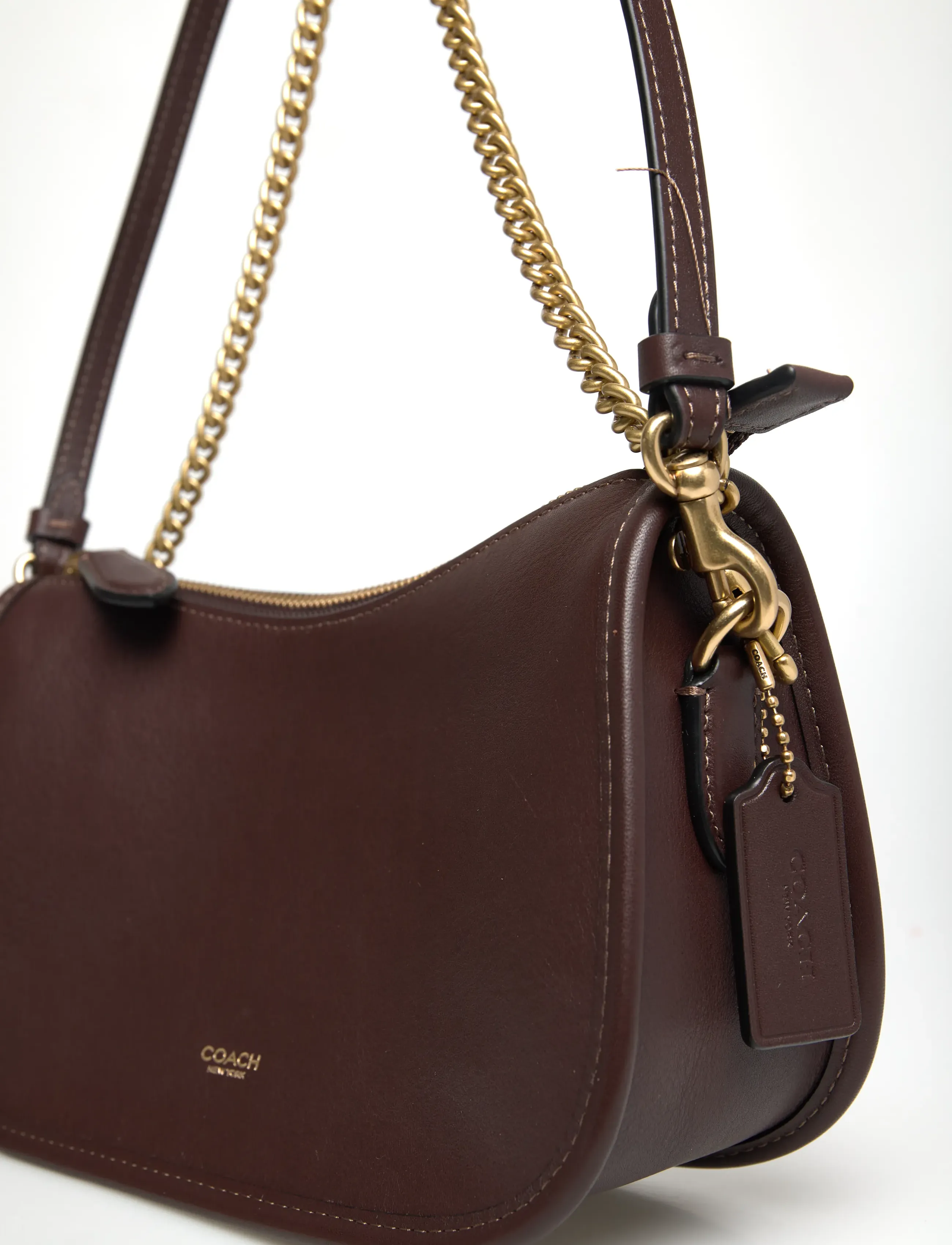 Coach - Natural Grain Leather Waverly Bag - modetrends - b4/maple - 3