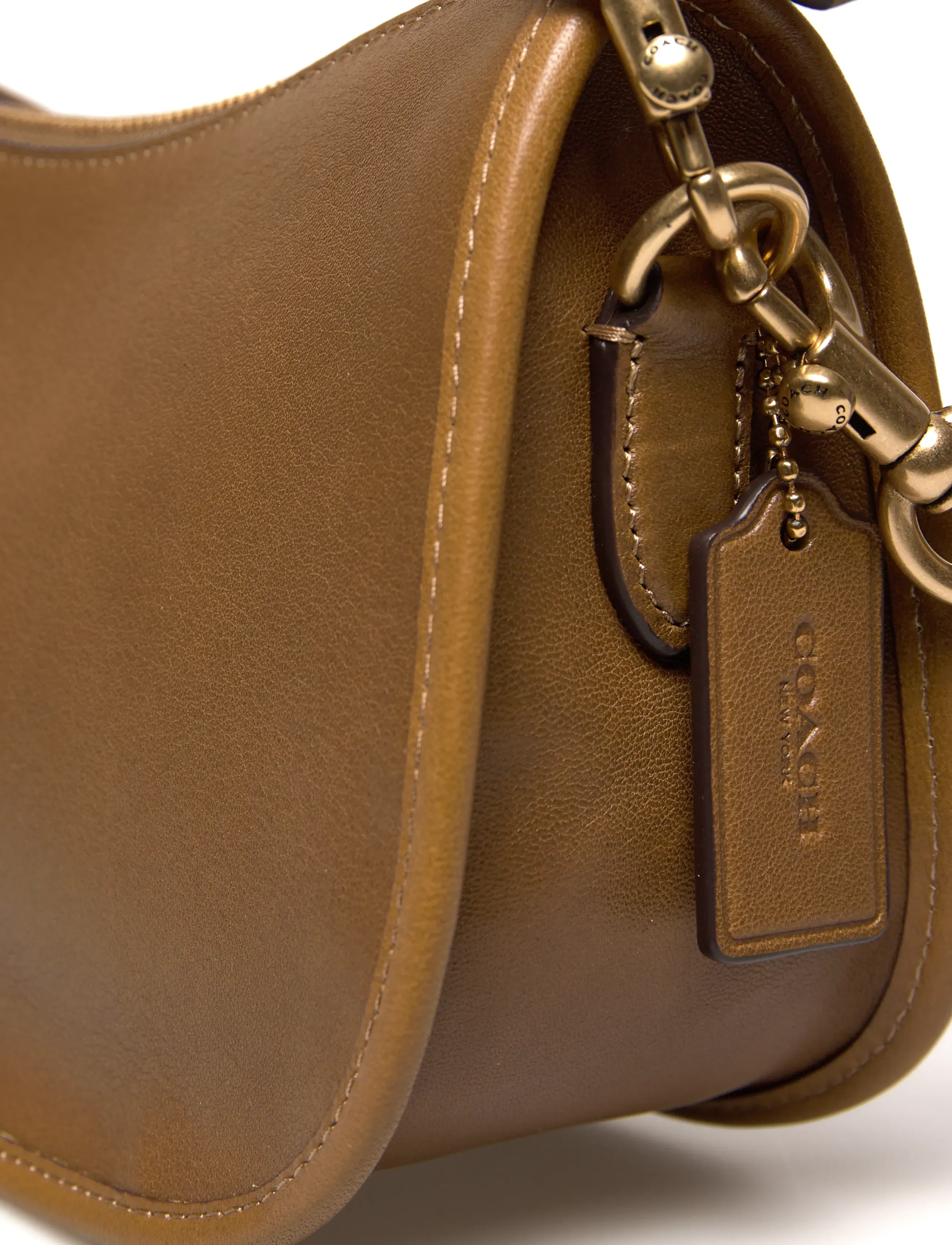Coach - Natural Grain Leather Waverly Bag - fashion trends - b4/muted olive - 3