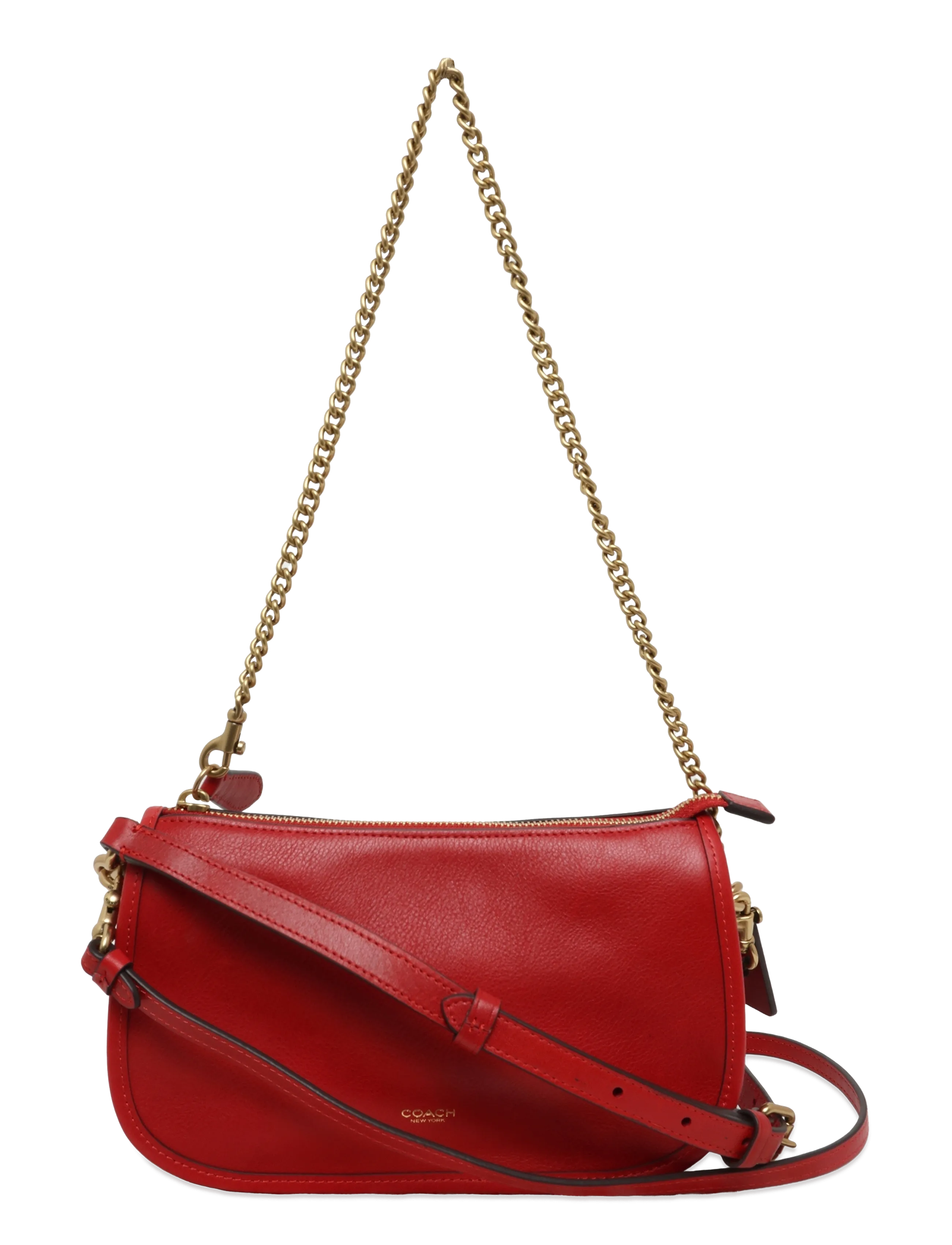 Coach COACH WAVERLY LEATHER BAG SCARLET - Tasker - B4/SCARLET / red