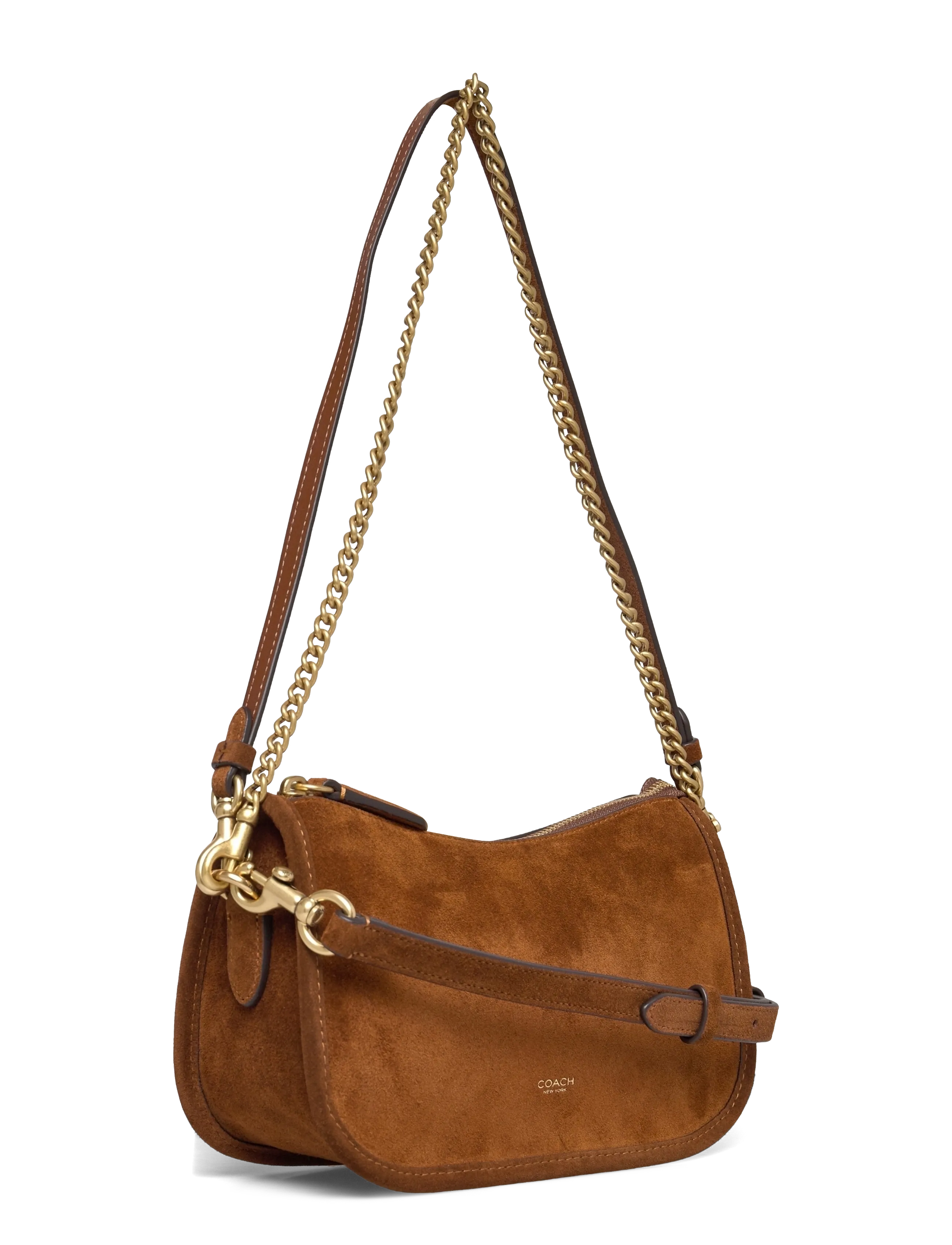 Coach - Suede Waverly Bag Warm Brown - fashion trends - b4/warm brown - 3