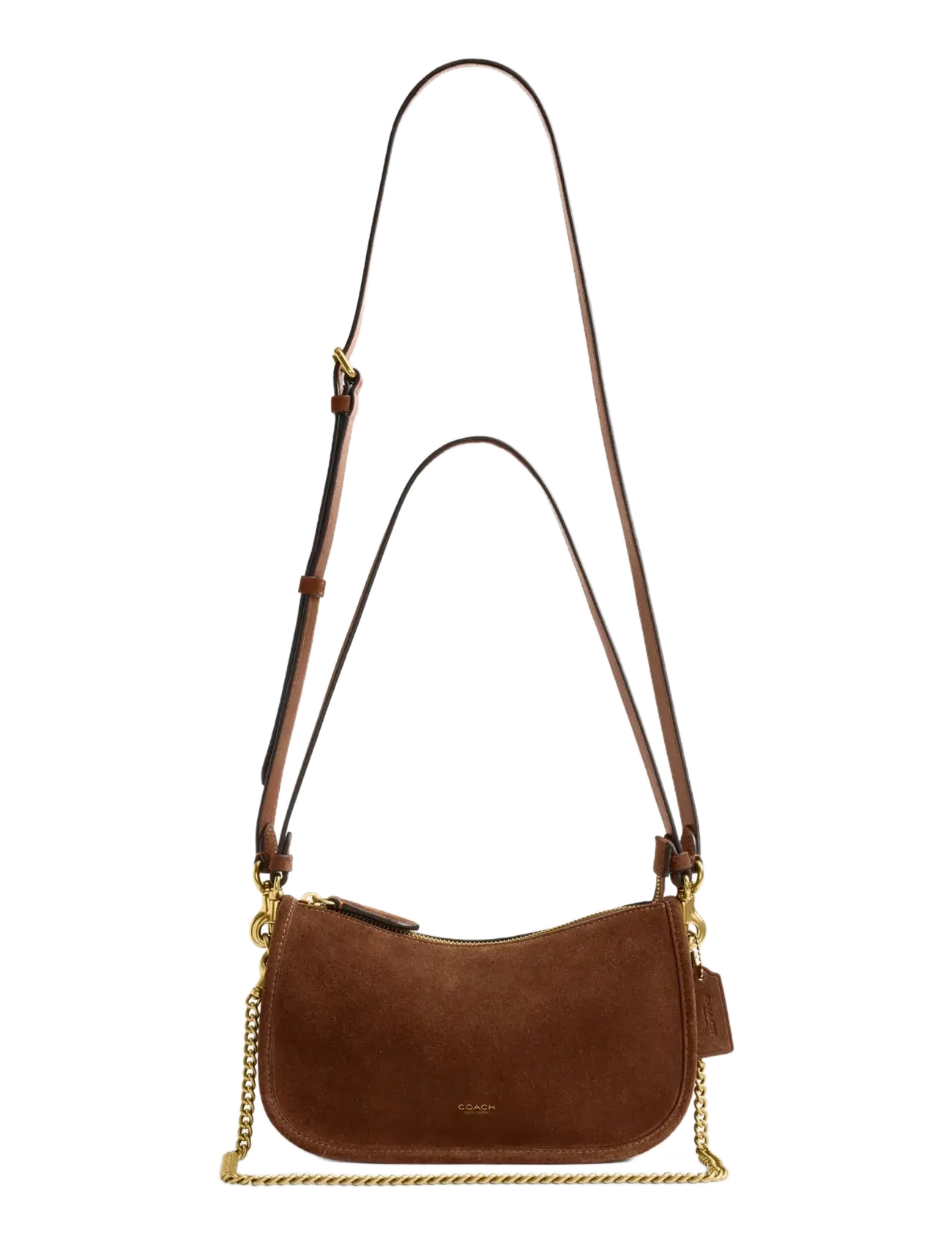 Coach - Suede Waverly Bag Warm Brown - fashion trends - b4/warm brown - 5
