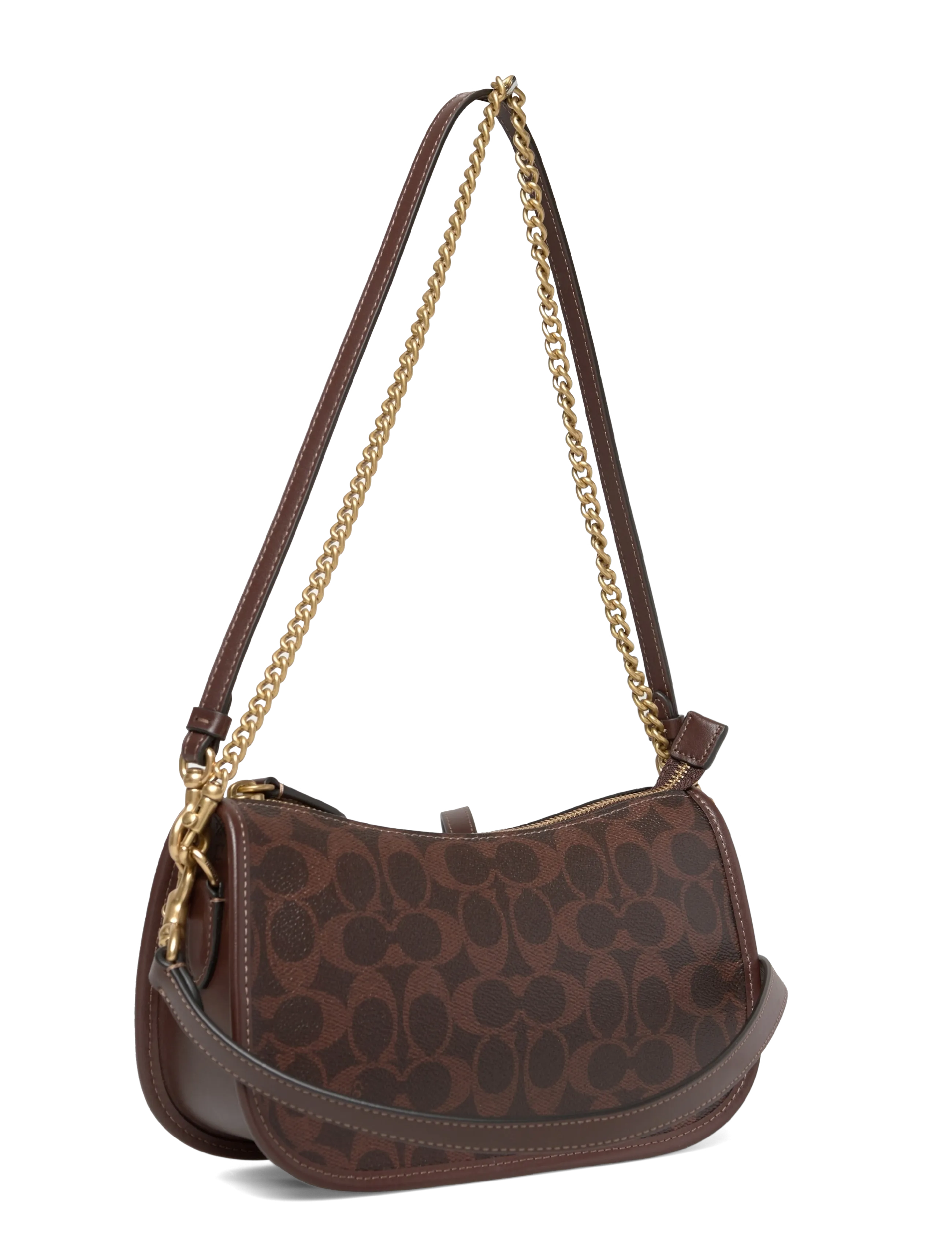 Coach - Coated Canvas Signature Waverly Bag - alltags-style - b4/maple maple - 2