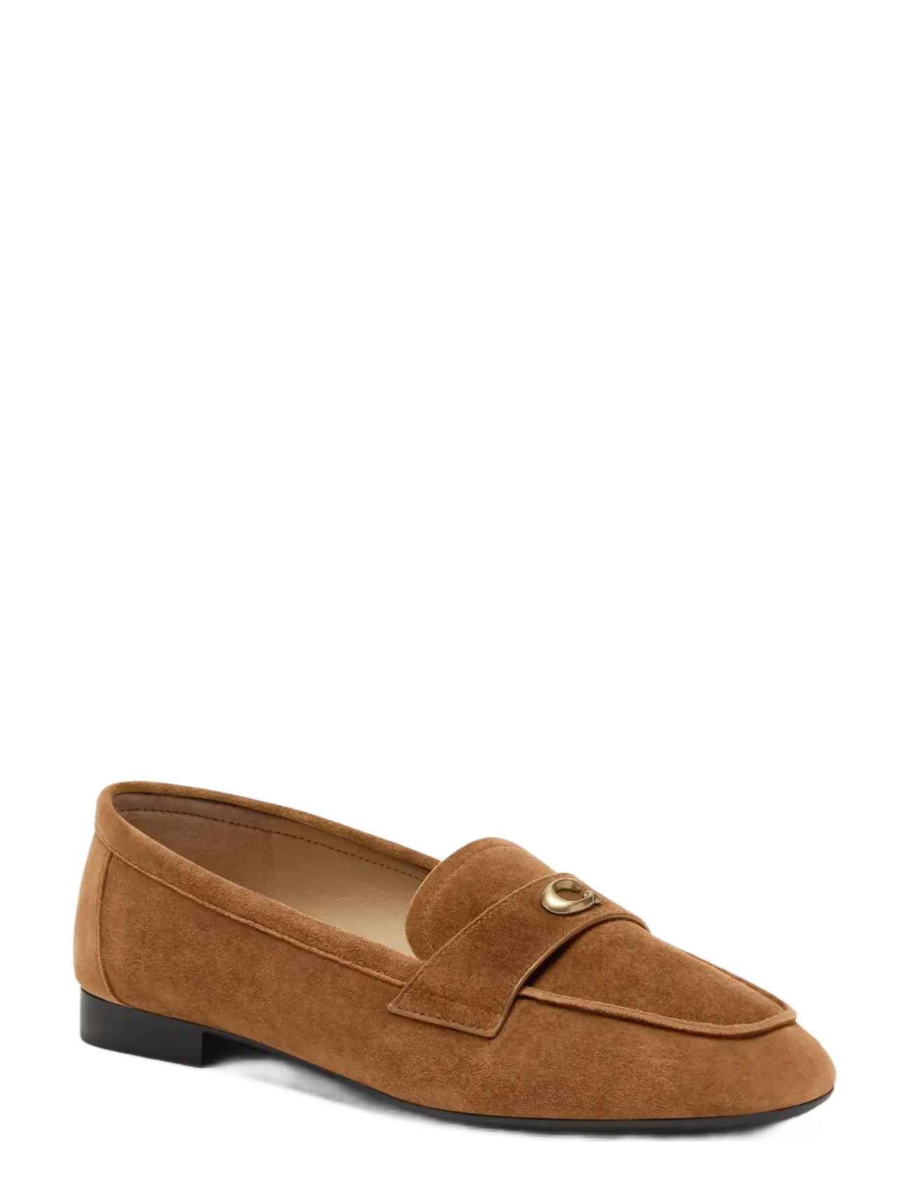 SUEDE LOAFERS - COCONUT