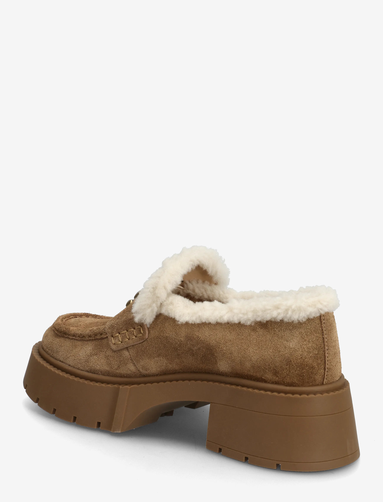 Coach - LEAH PLATFORM SHEARLING LOAFER - winter boots - coconut/natural - 2
