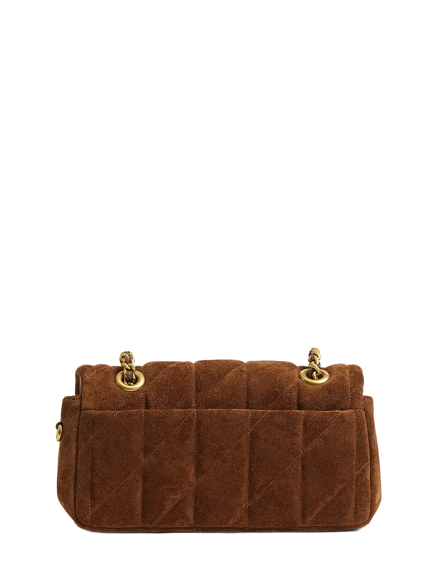Coach - Quilted Suede Tabby Shoulder Bag 20 with Chain - moetrendid - brown - 2