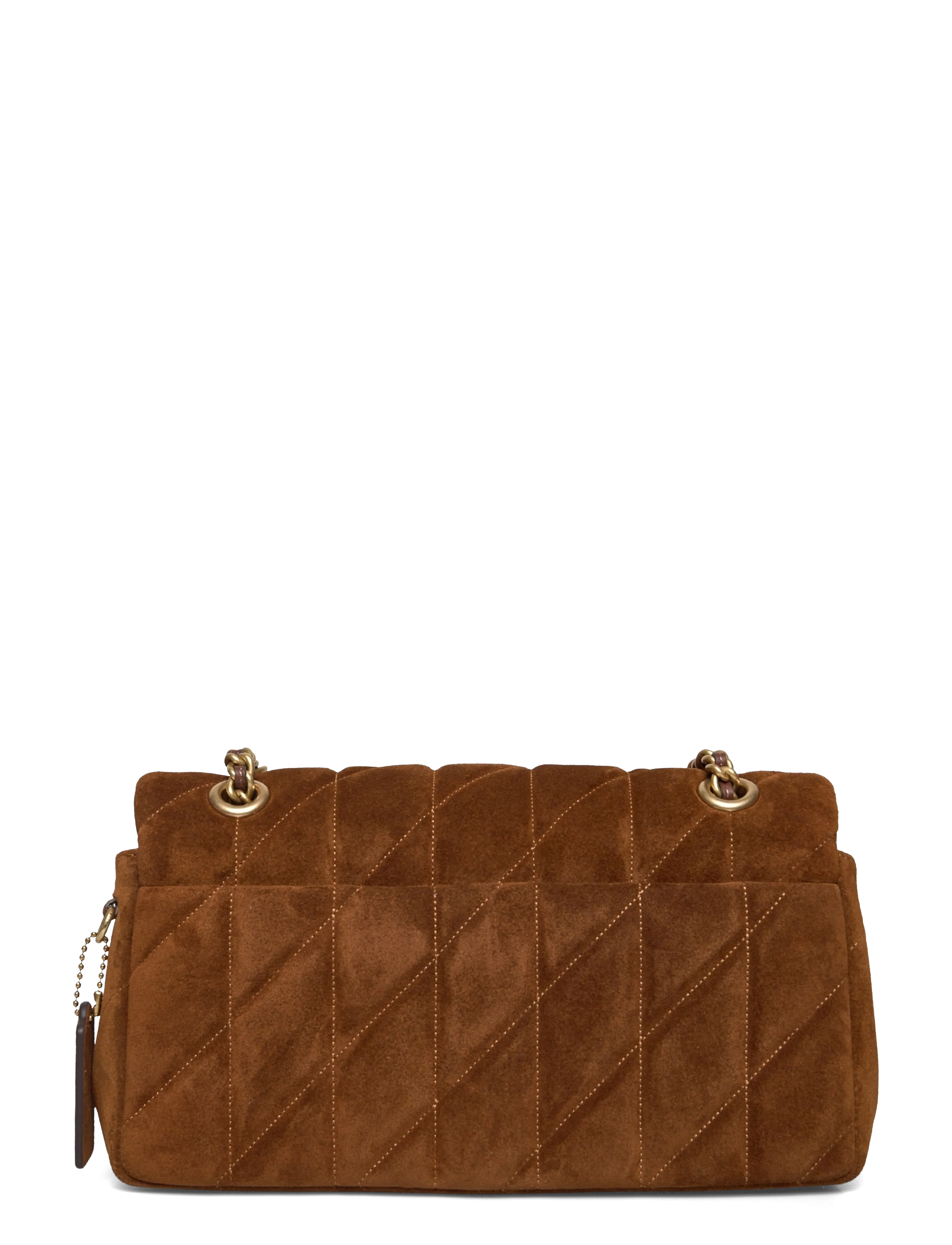 Coach - Quilted Suede Tabby Shoulder Bag 26 with Chain - besondere anlässe - b4/warm brown - 2