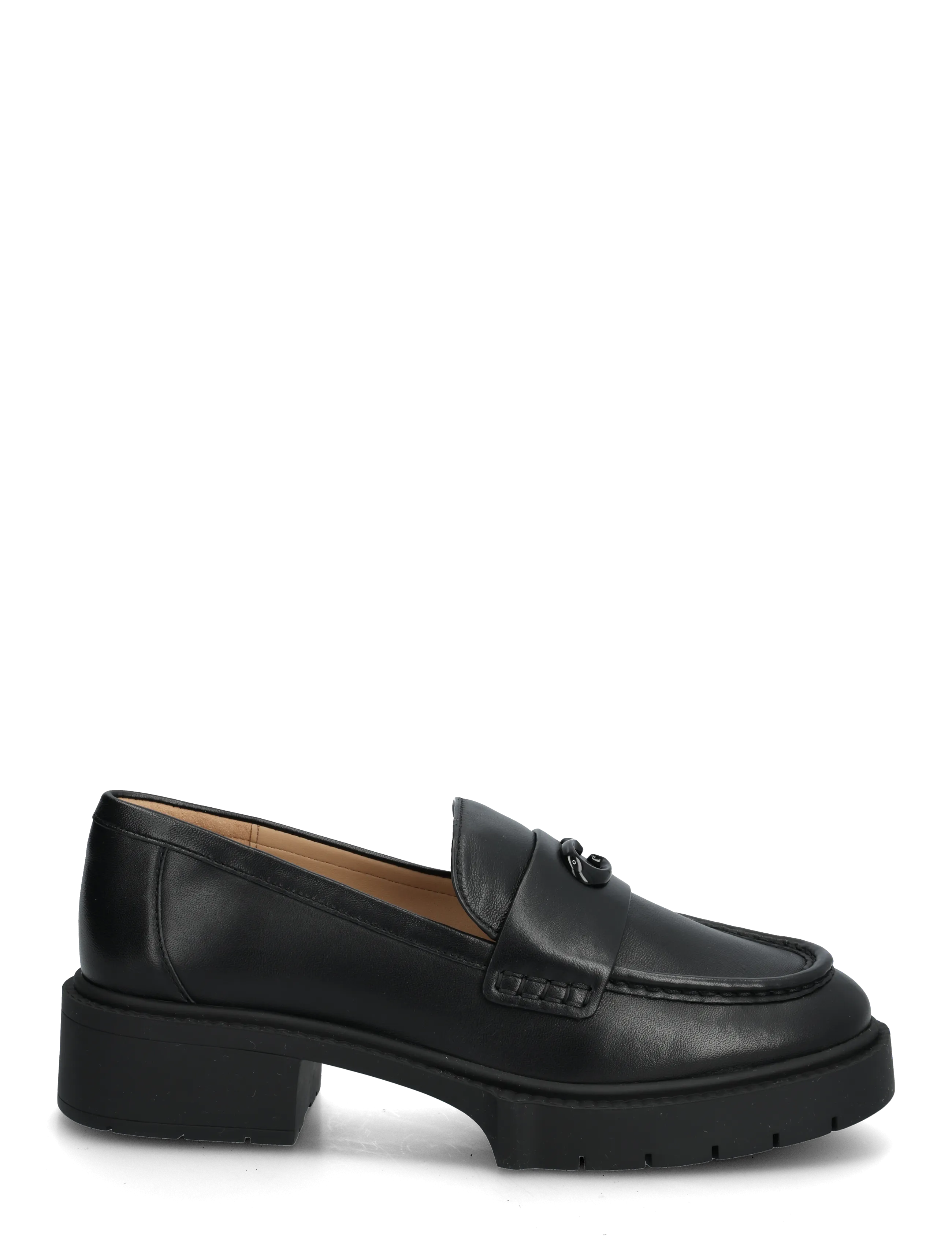 Coach - Leah Leather Loafer Black CCM08 - modetrender - black - 1