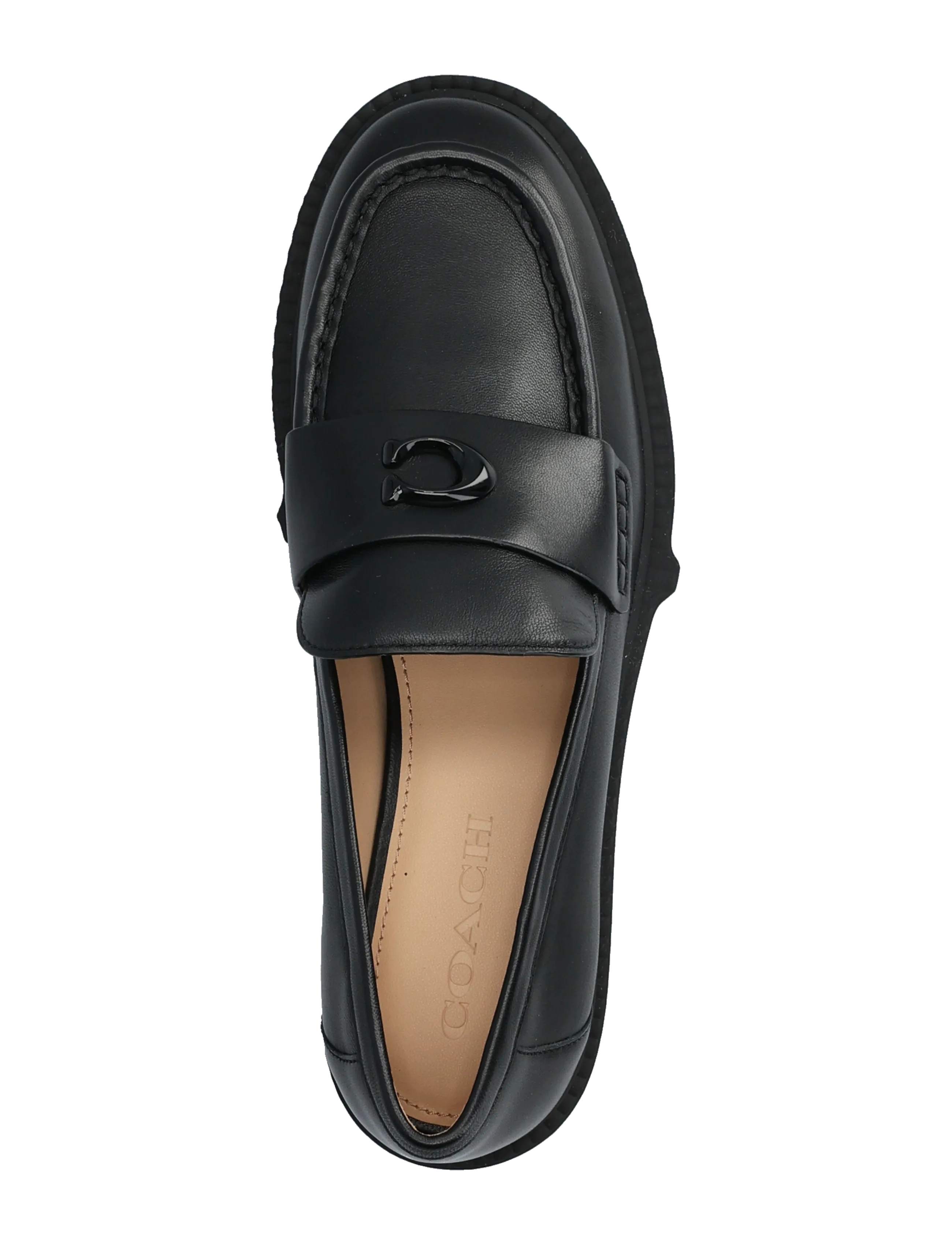 Coach - Leah Leather Loafer Black CCM08 - modetrender - black - 3