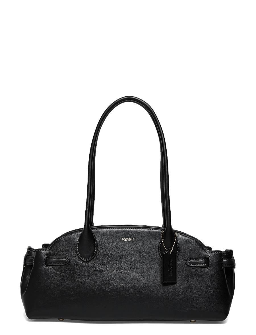 Coach - GLAZED LEATHER EMPIRE CARRYALL 34 - henkeltaschen - b4/black - 0
