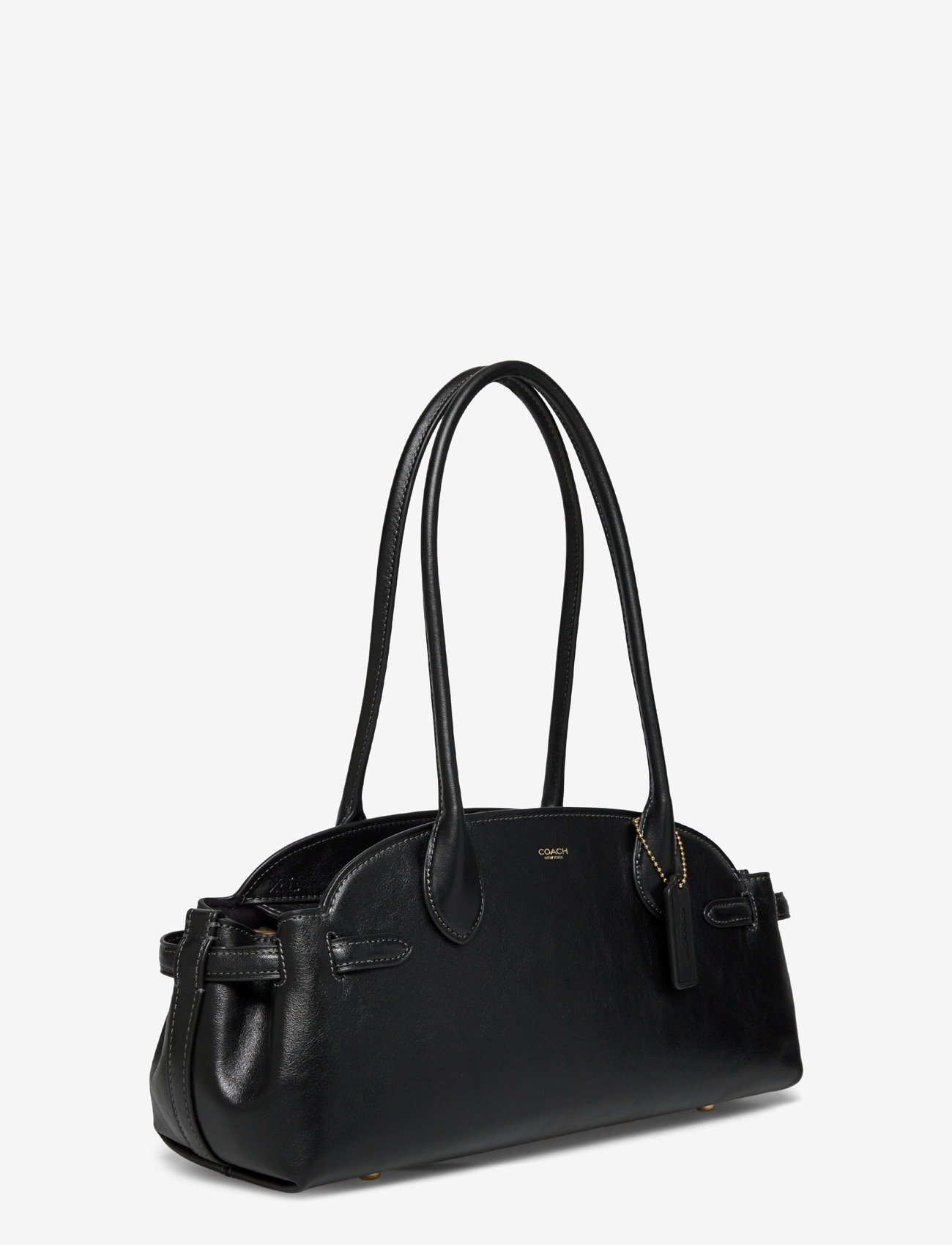 Coach - GLAZED LEATHER EMPIRE CARRYALL 34 - henkeltaschen - b4/black - 2