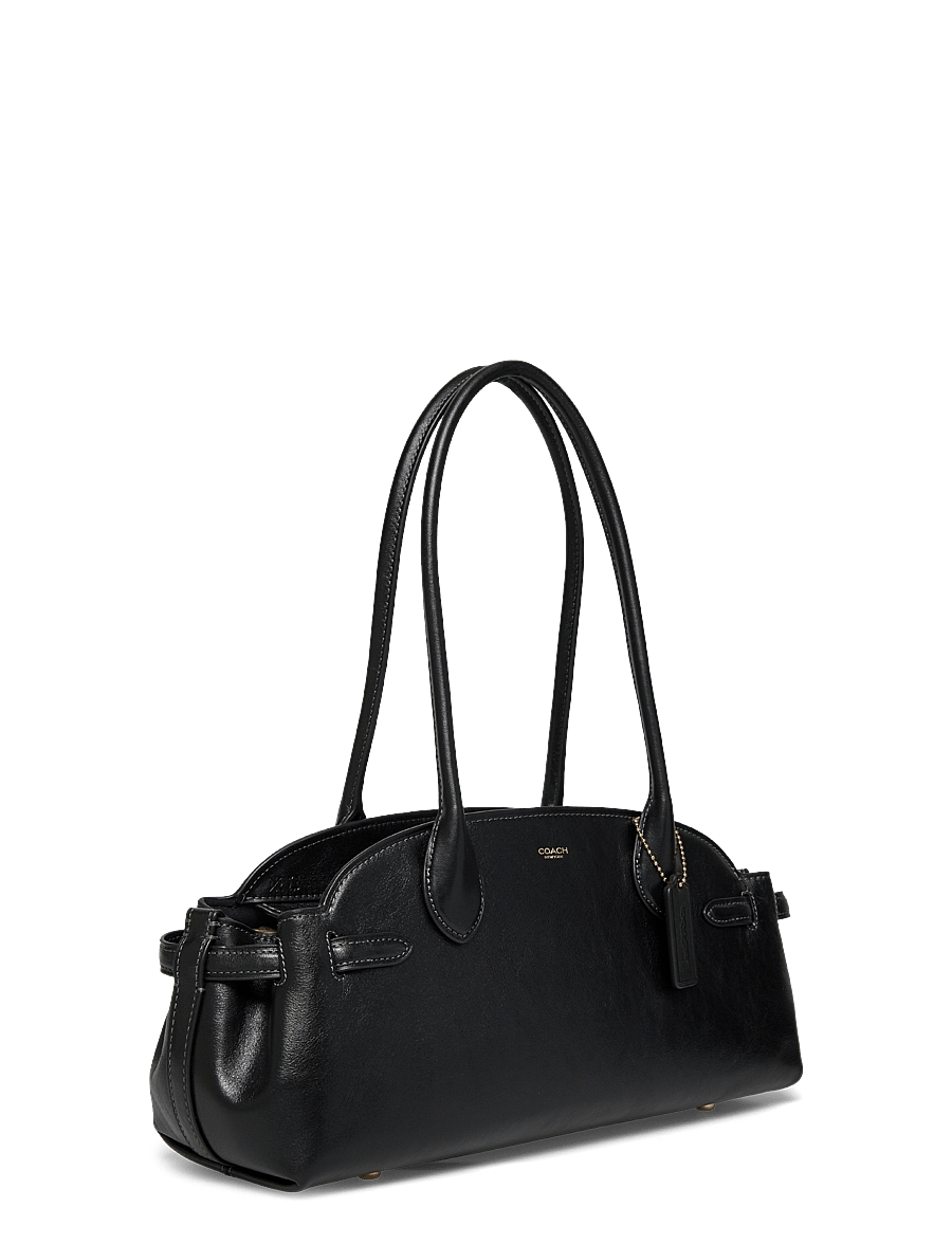 Coach - GLAZED LEATHER EMPIRE CARRYALL 34 - henkeltaschen - b4/black - 2
