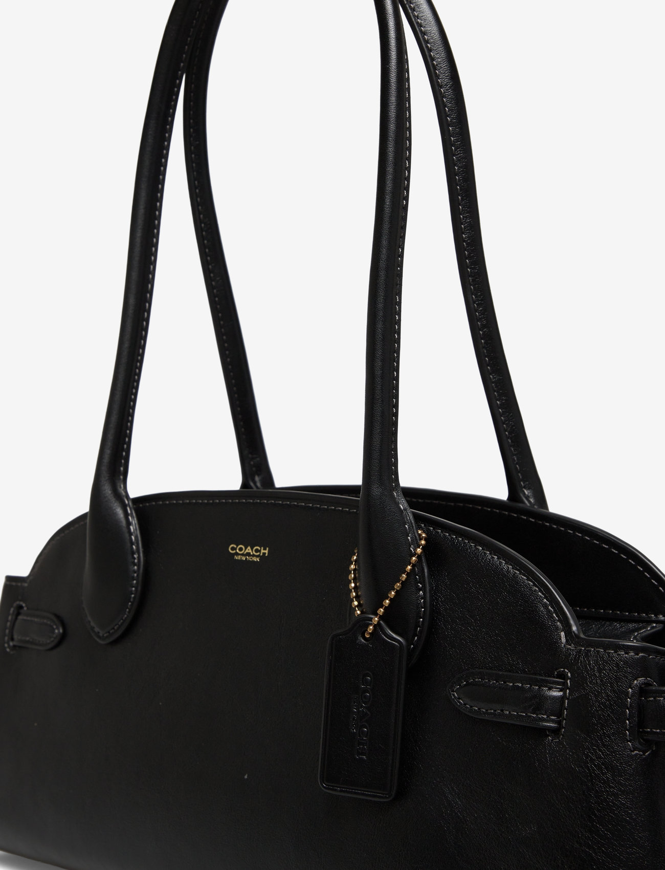 Coach - GLAZED LEATHER EMPIRE CARRYALL 34 - henkeltaschen - b4/black - 3