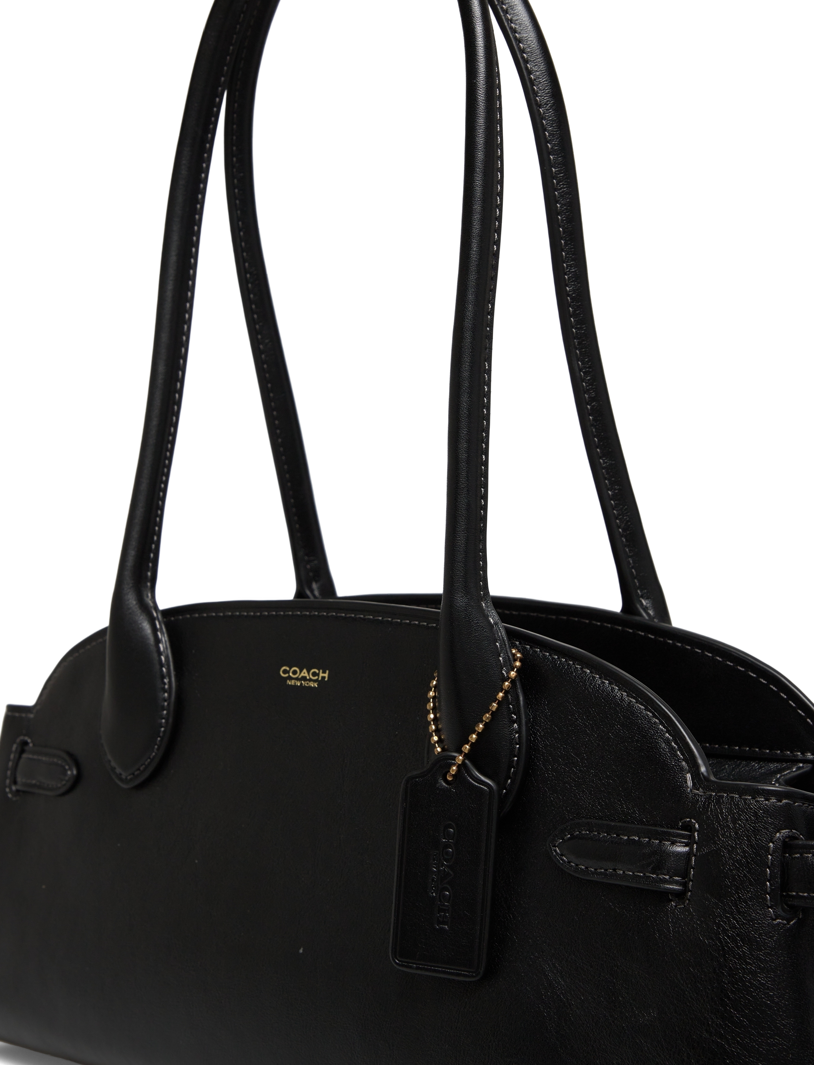 Coach - Glazed Leather Empire Carryall 34 - Īpaši notikumi - b4/black - 3
