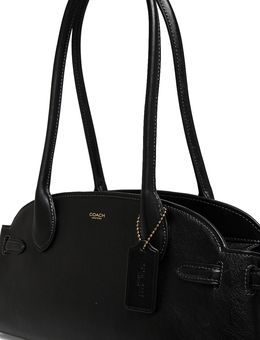 Coach - GLAZED LEATHER EMPIRE CARRYALL 34 - henkeltaschen - b4/black - 3