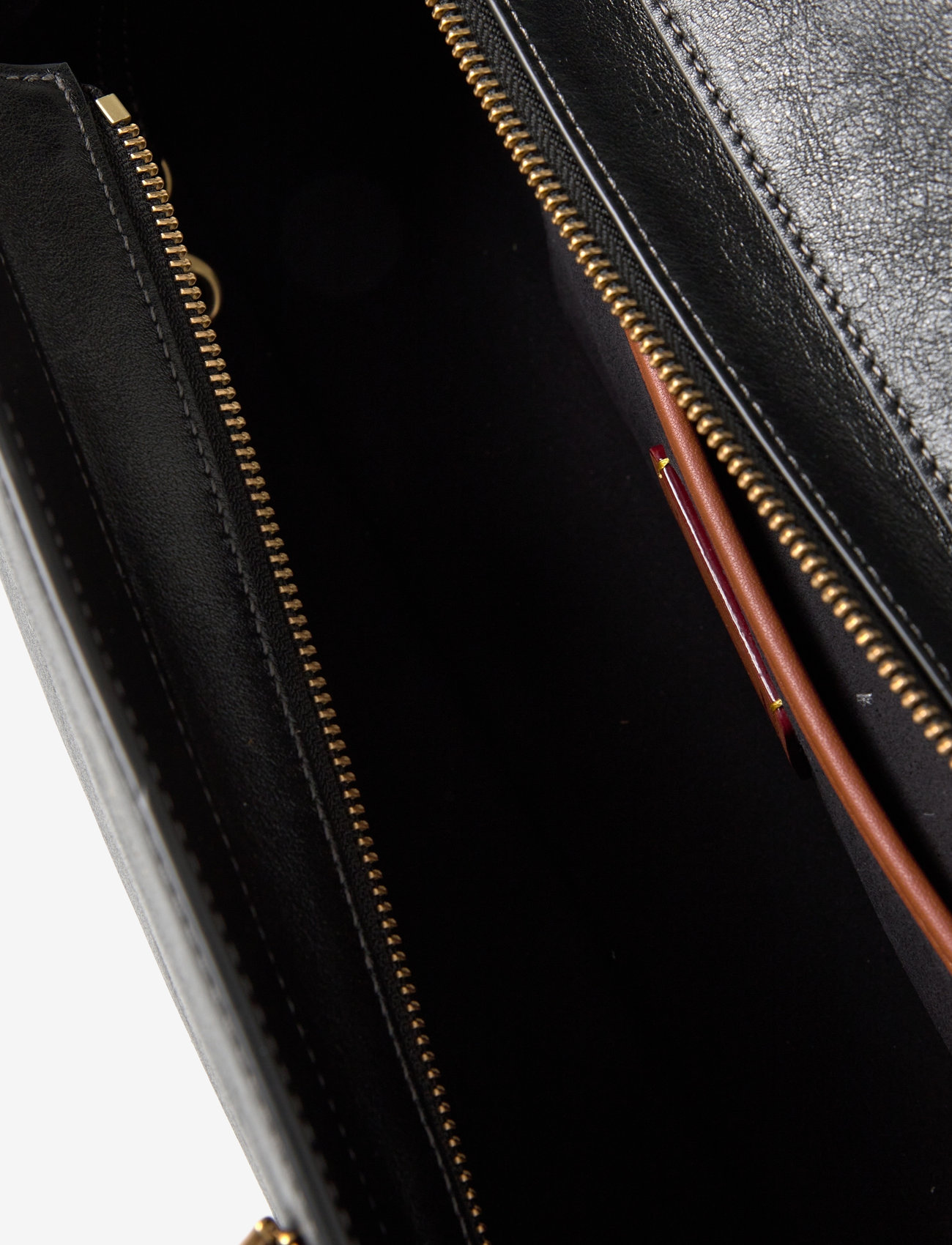 Coach - GLAZED LEATHER EMPIRE CARRYALL 34 - henkeltaschen - b4/black - 4