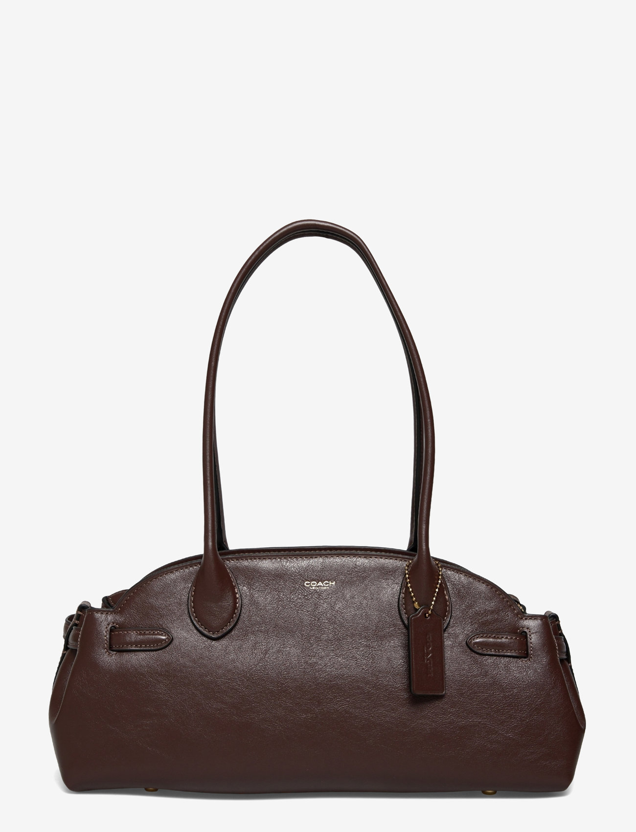 Coach - Glazed Leather Empire Carryall 34 - top handle tasker - b4/maple - 1