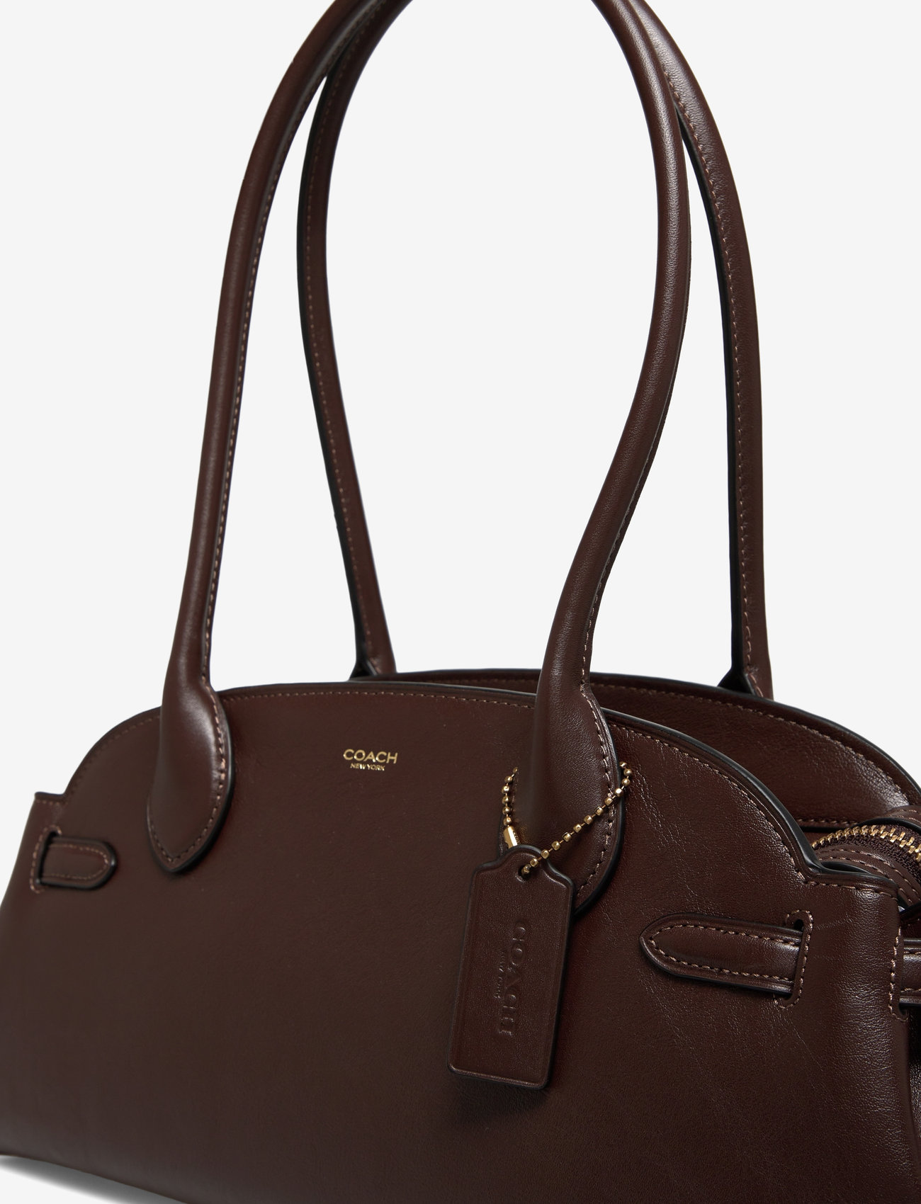 Coach - Glazed Leather Empire Carryall 34 - top handle tasker - b4/maple - 4