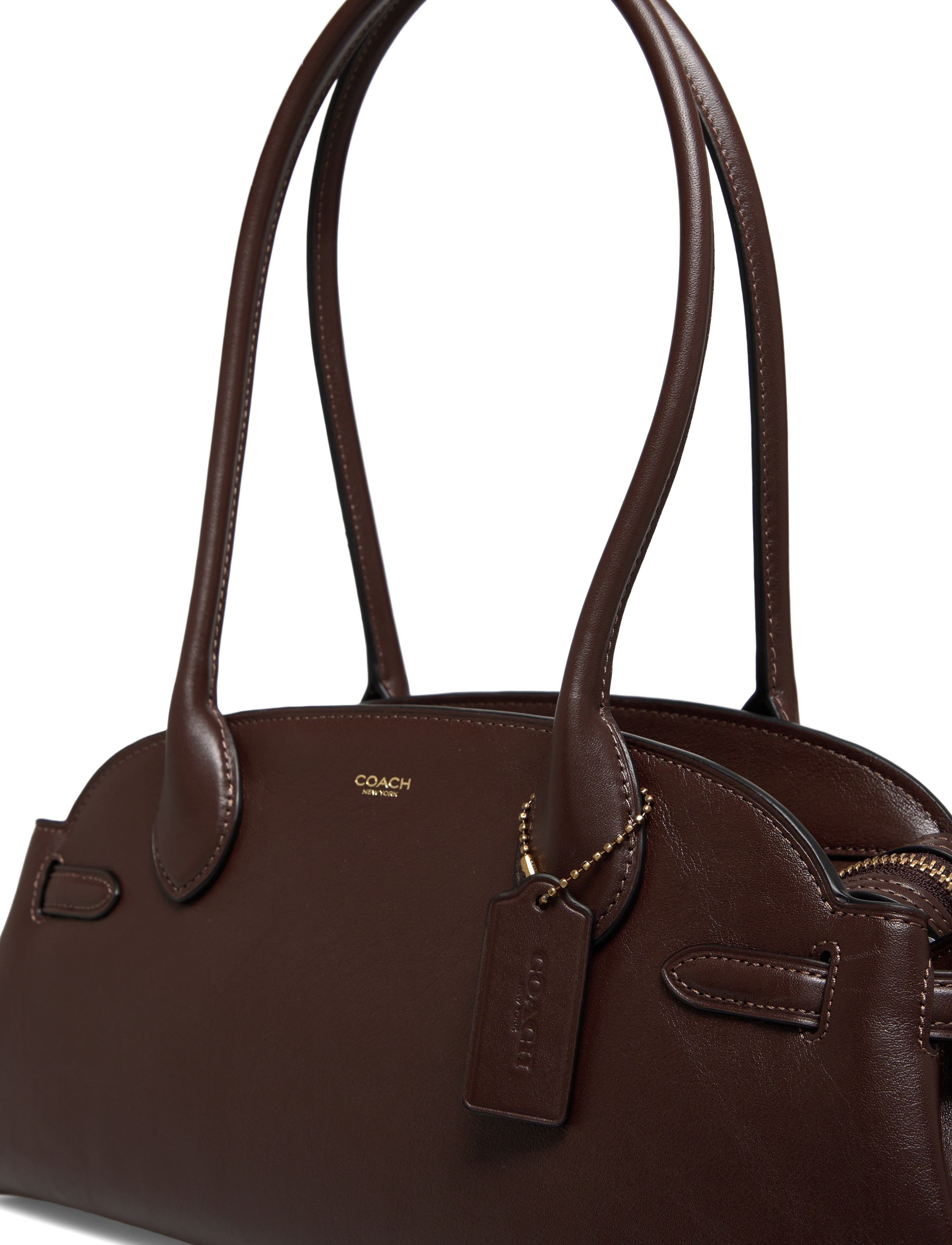 Coach - Glazed Leather Empire Carryall 34 - henkeltaschen - b4/maple - 4